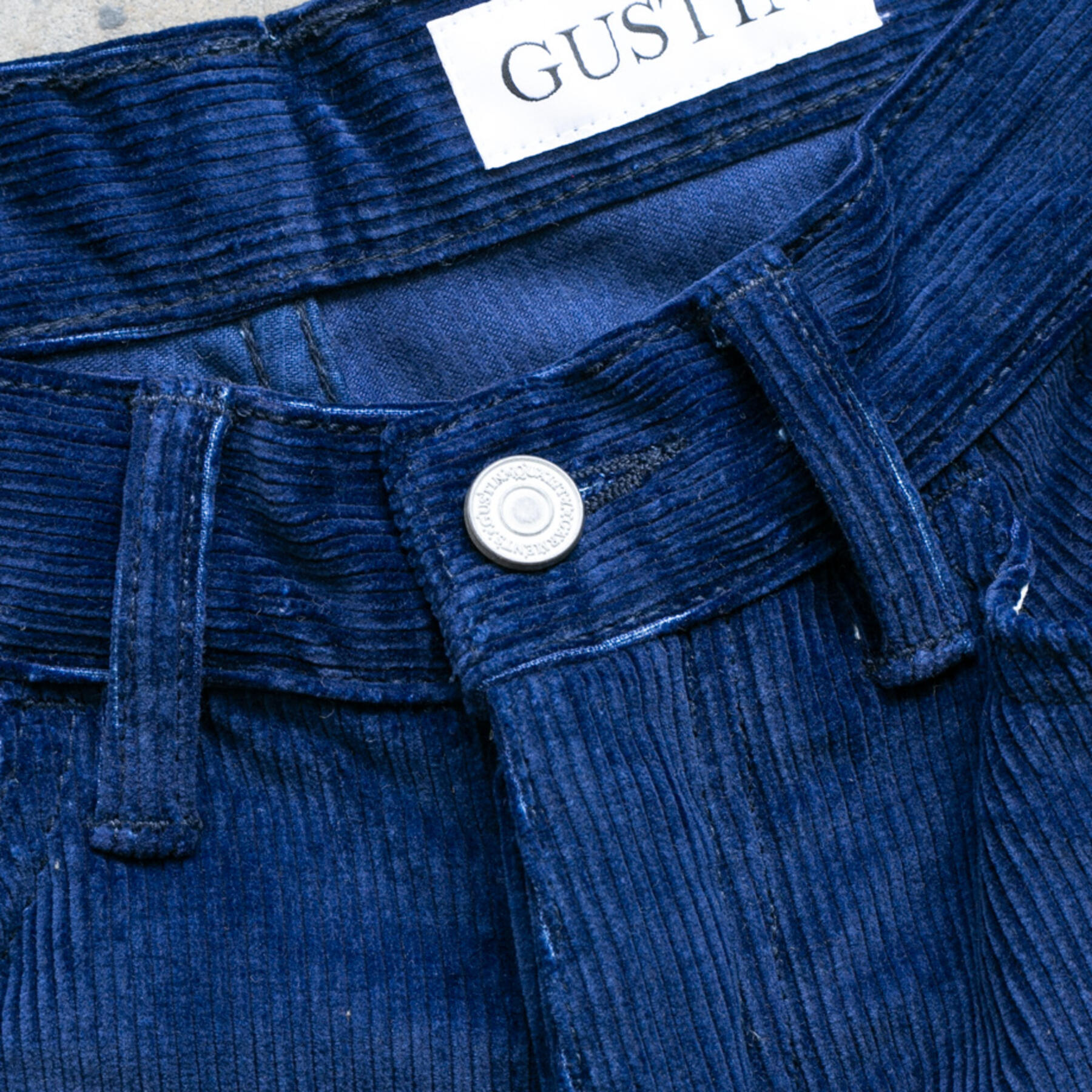 gustin #314 indigo dyed corduroy