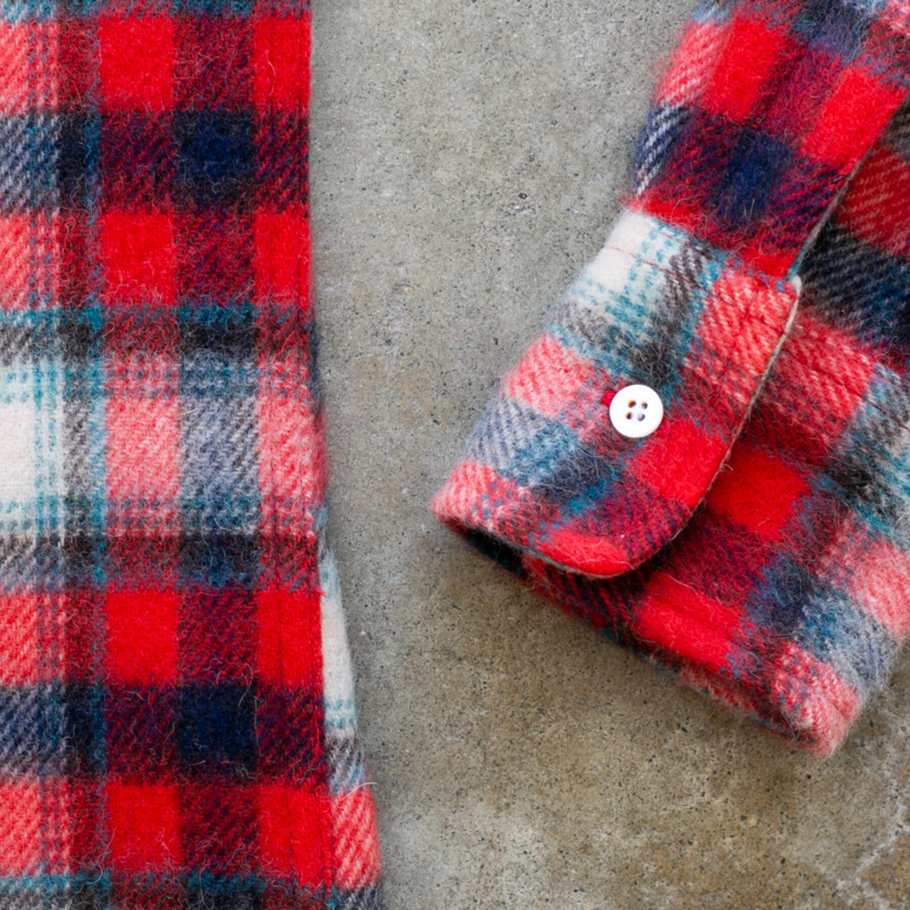 gustin #1009 vintage wool alpaca - fire
