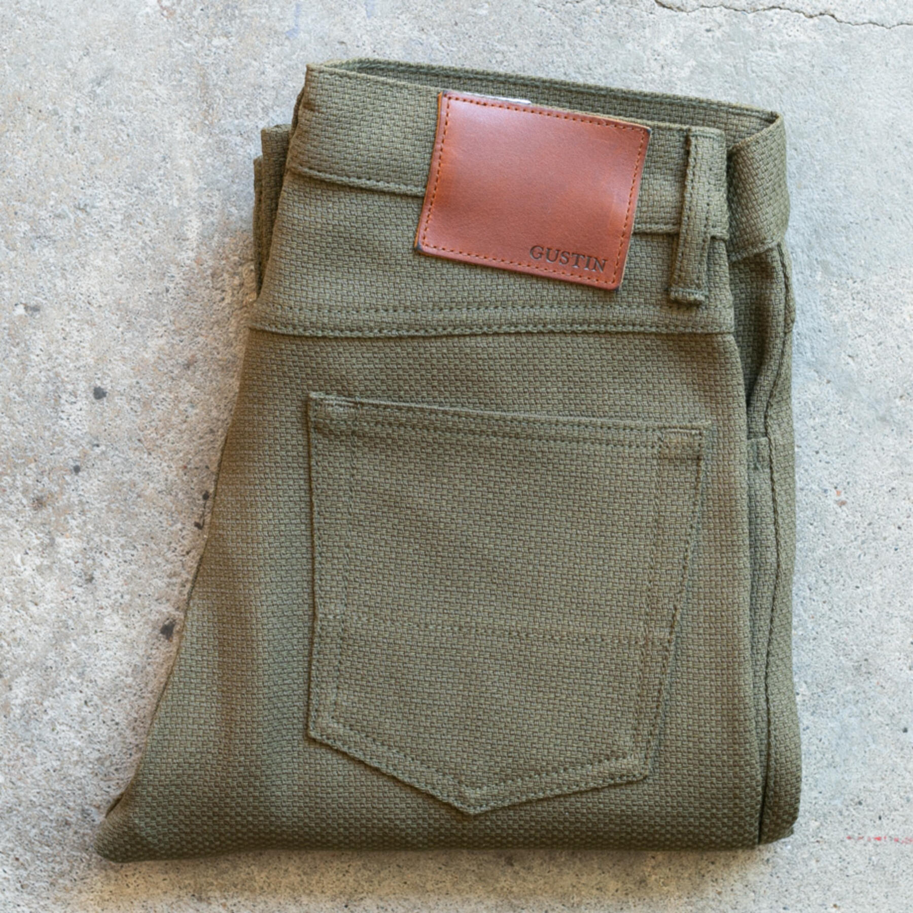 gustin #315 japan army basket weave 5 pocket