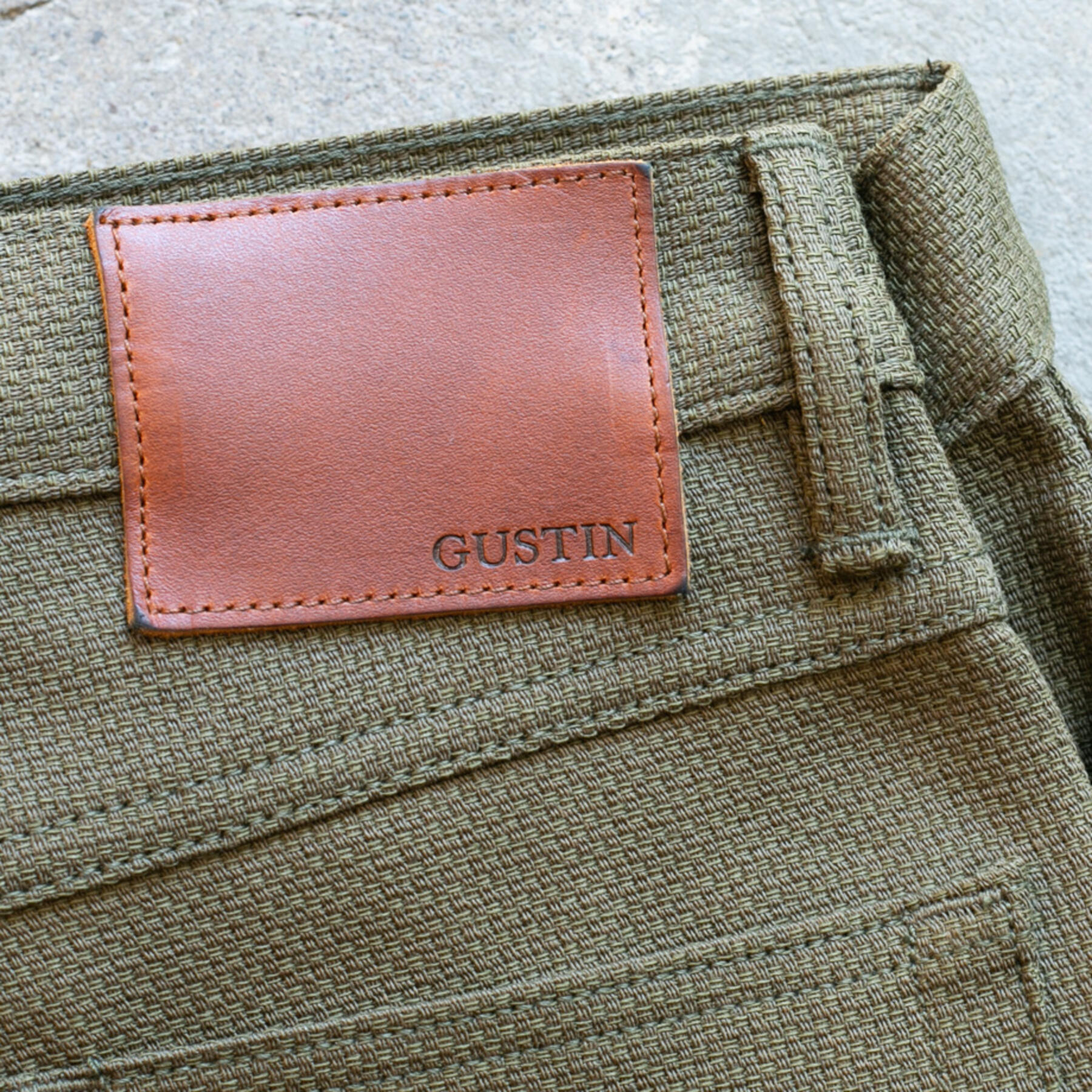 gustin #315 japan army basket weave 5 pocket