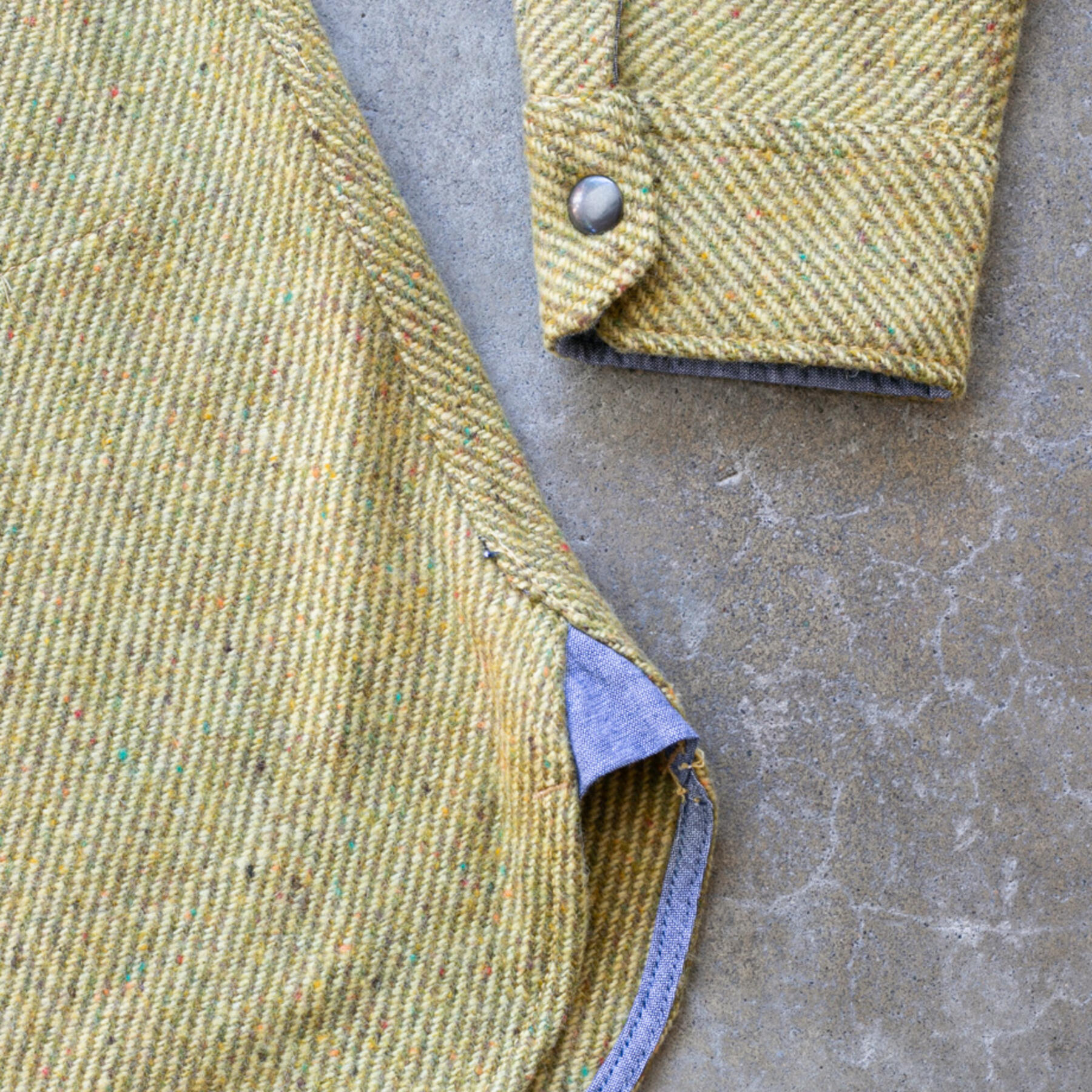 gustin #30 acid rainbow nep wool cpo