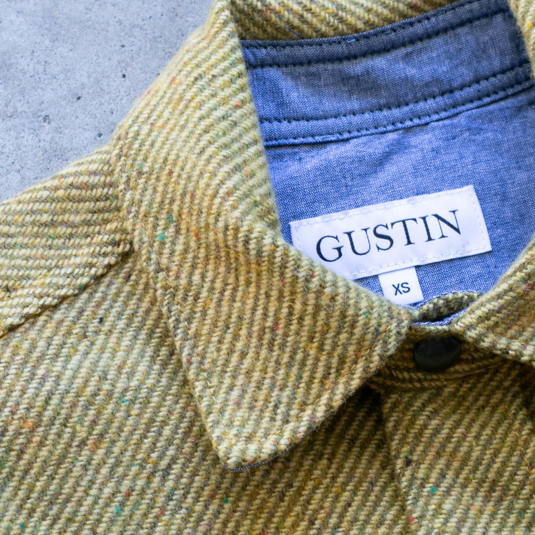 gustin #30 acid rainbow nep wool cpo