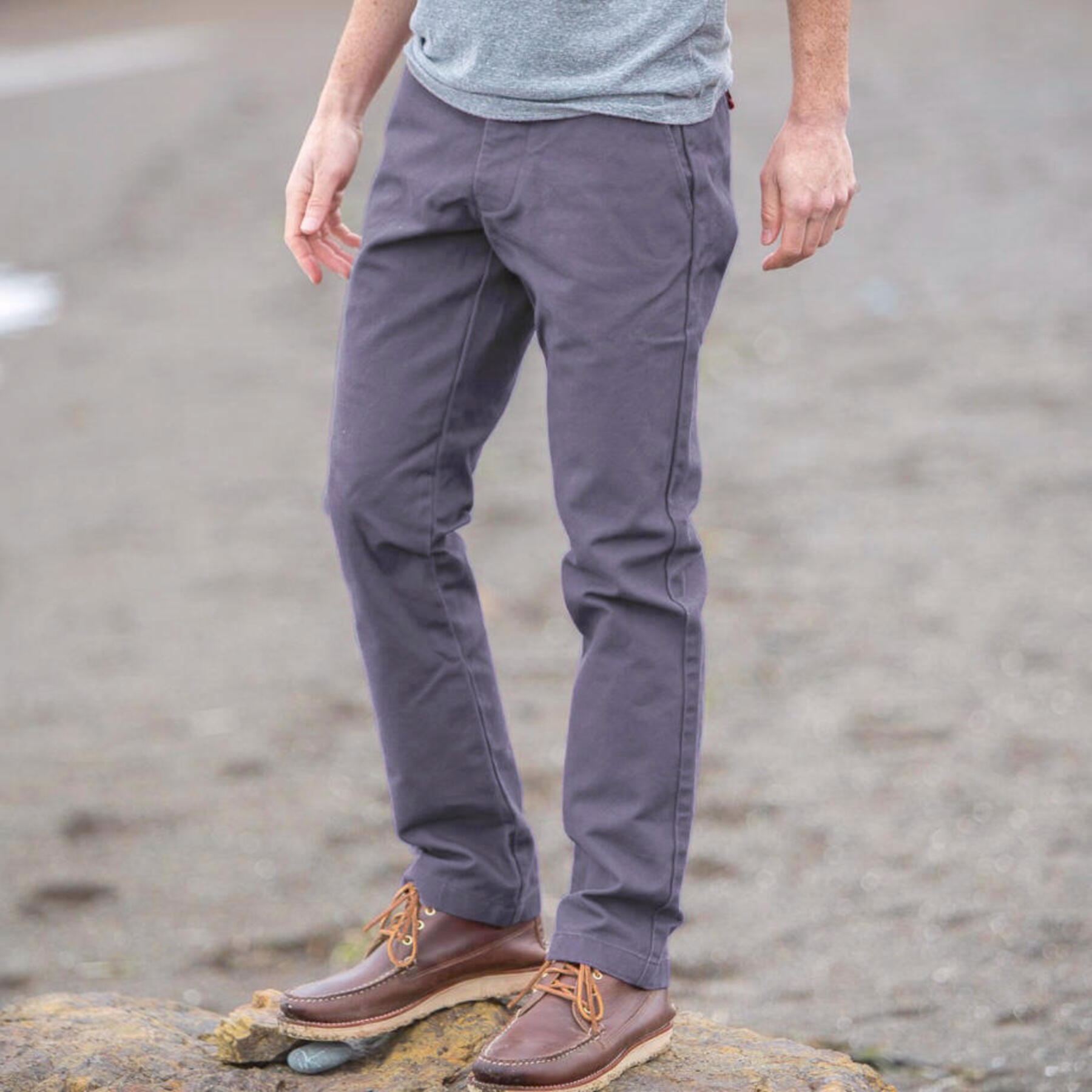 gustin #209 dusk lavender canvas chino