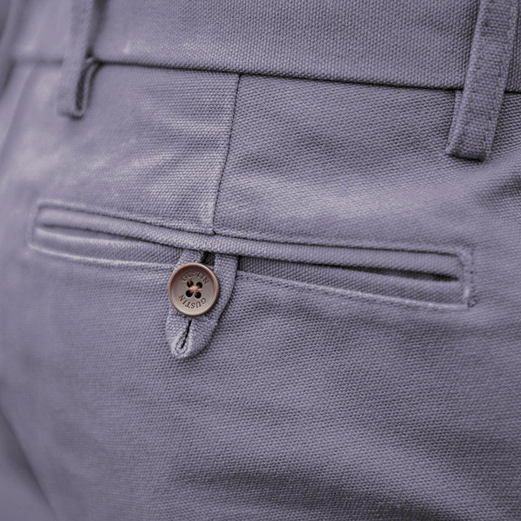 gustin #209 dusk lavender canvas chino