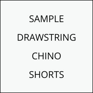 gustin sample drawstring chino shorts