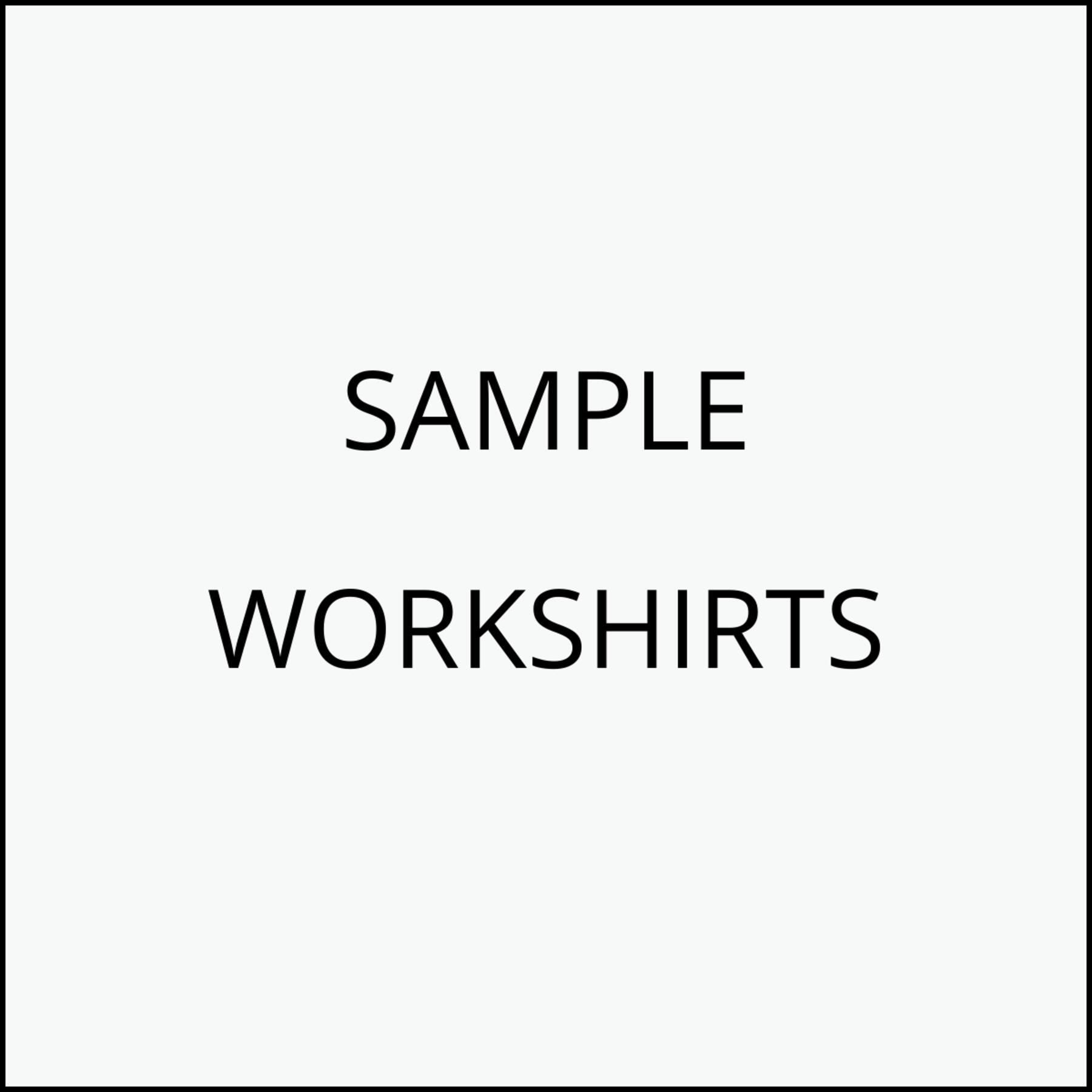 gustin sample workshirts