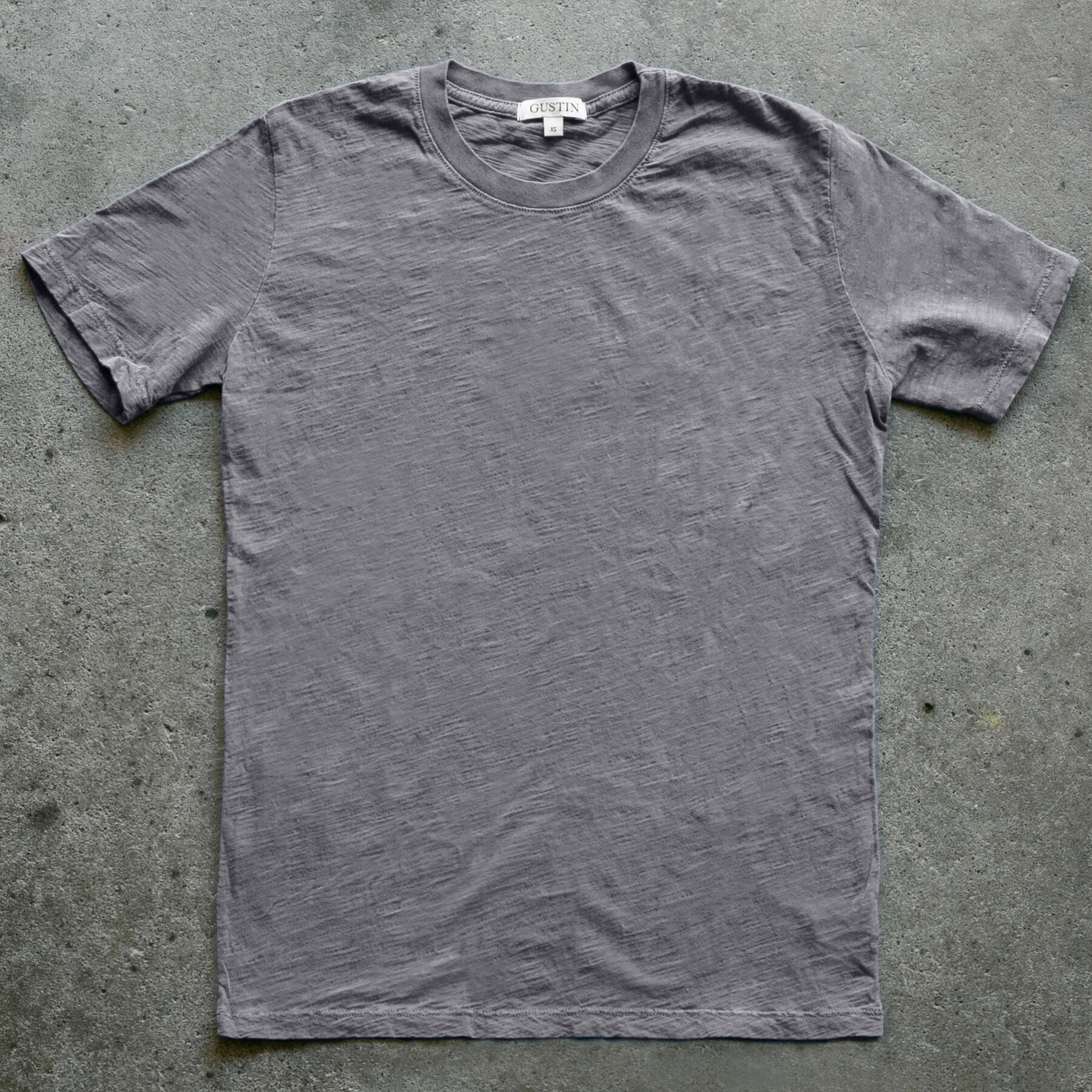 gustin slub t-shirt 2 pack - stone