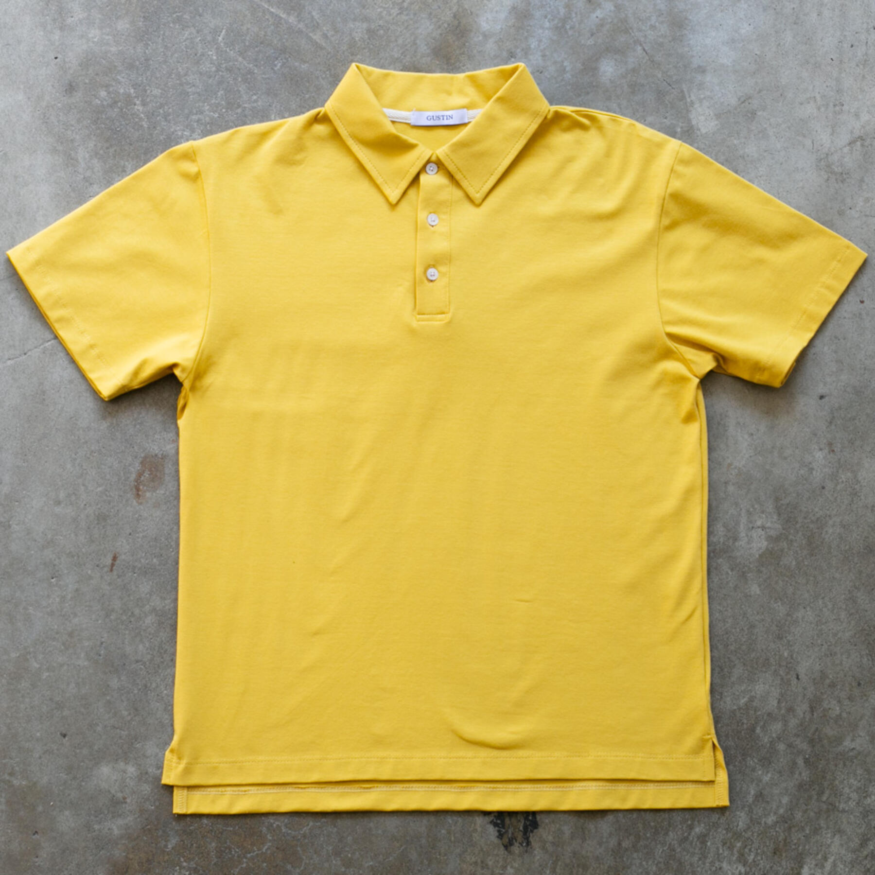 gustin big jersey polo - sunflower