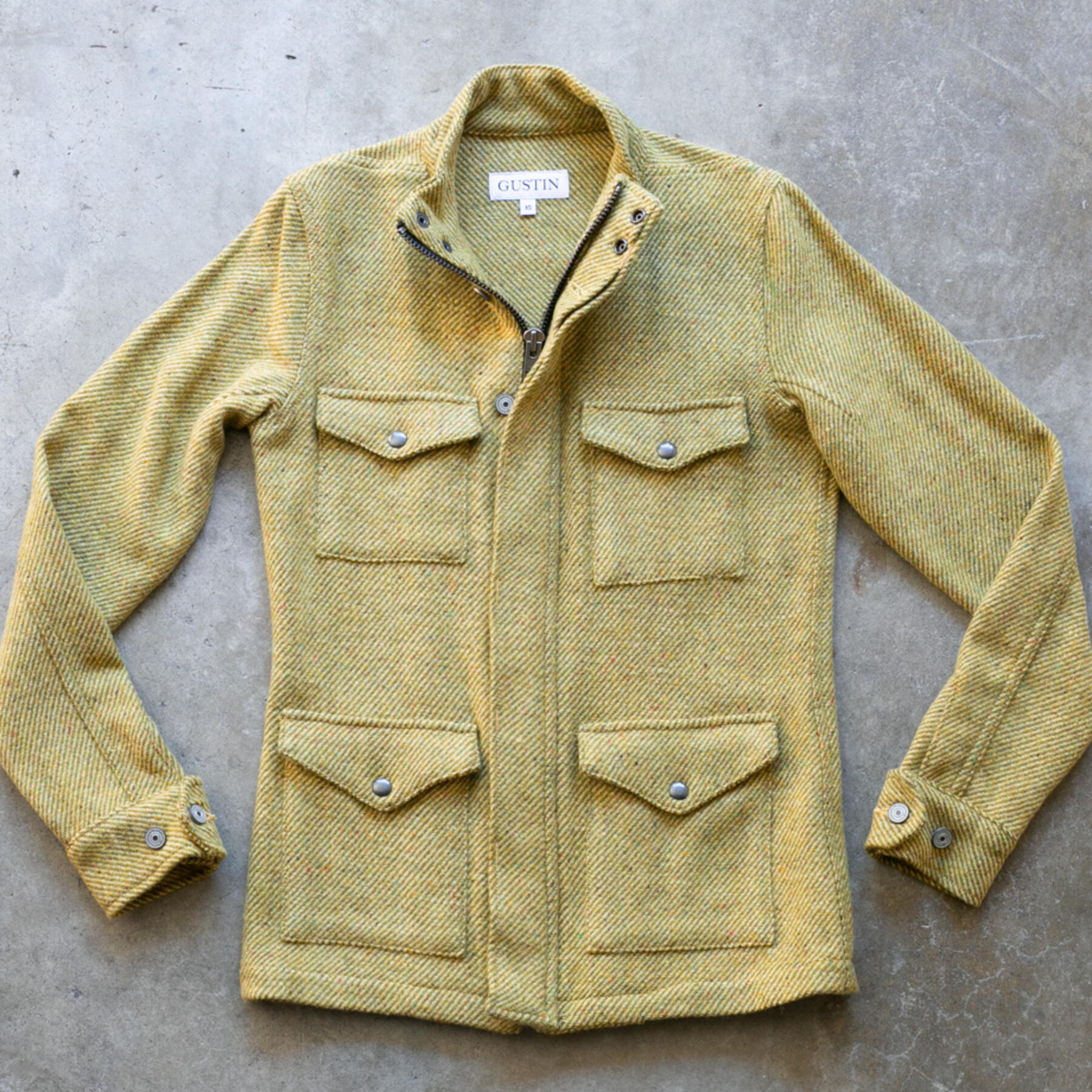 gustin field jacket - acid rainbow nep