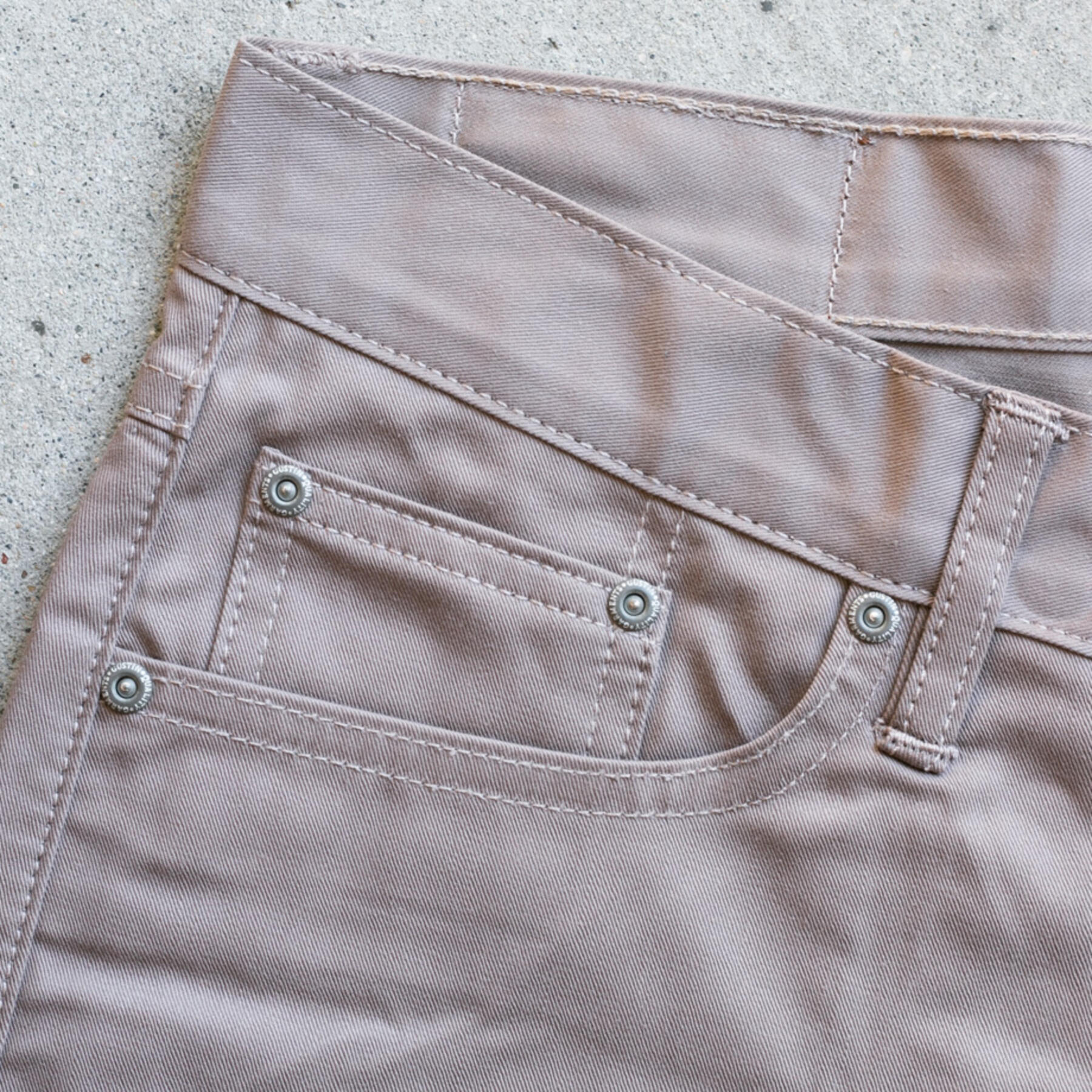 gustin #563 vintage selvedge chino cloth - stone