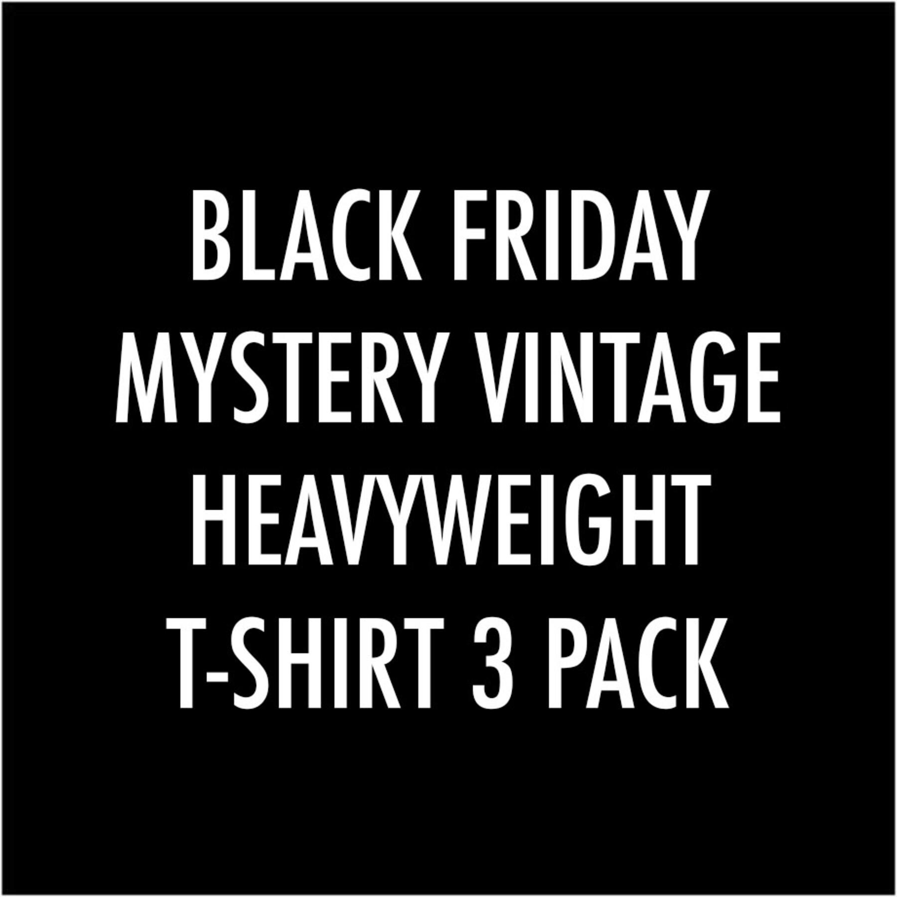 gustin black friday mystery vintage heavyweight t-shirt 3 pack