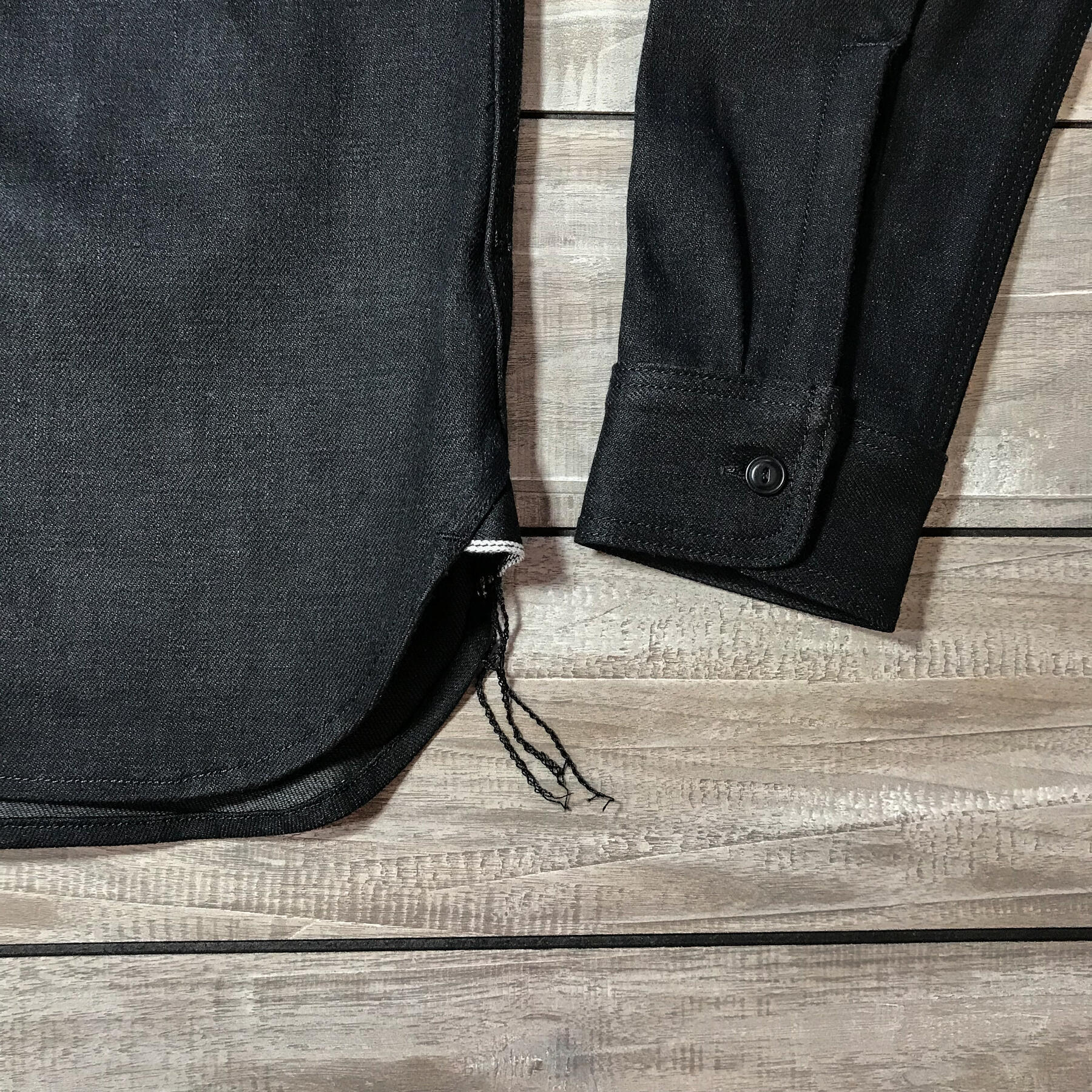 gustin #23 heavy blackxcoal workshirt