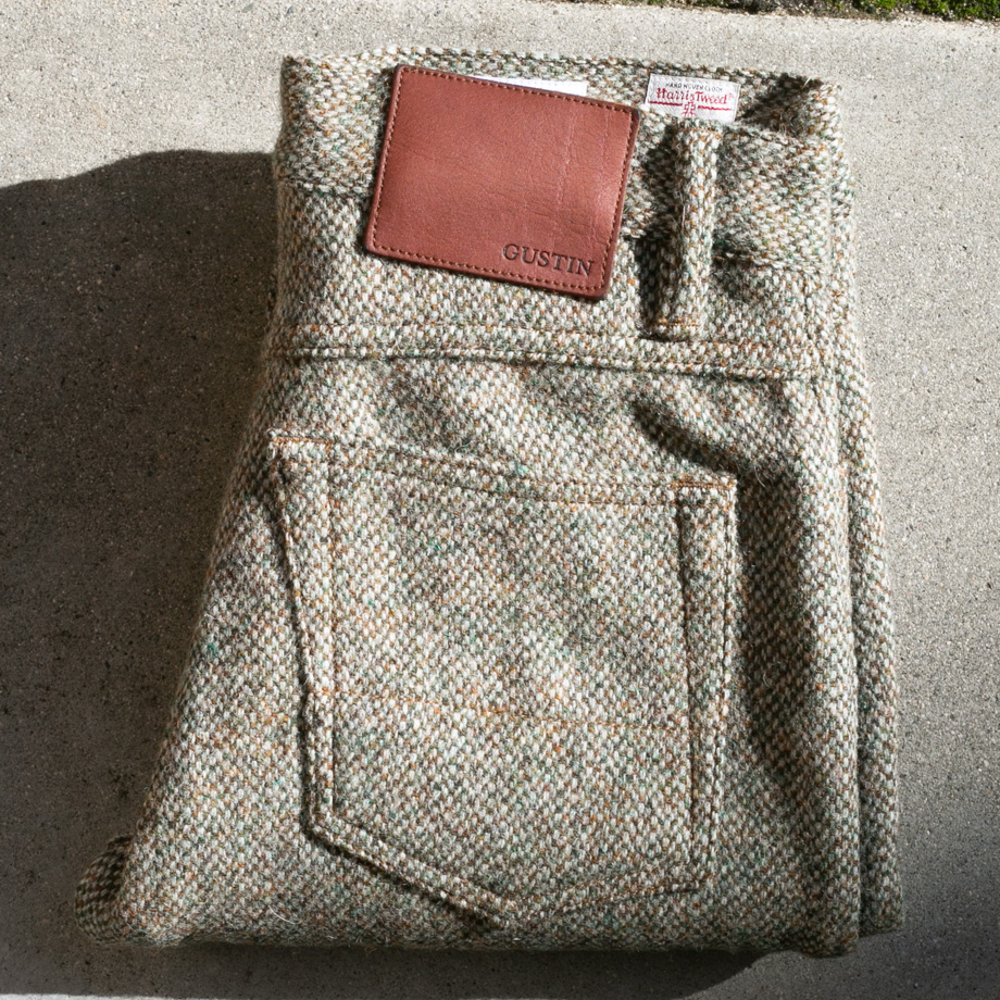 329 Harris Tweed® 5 Pocket - Wheat | Gustin | 5 Pocket Pants