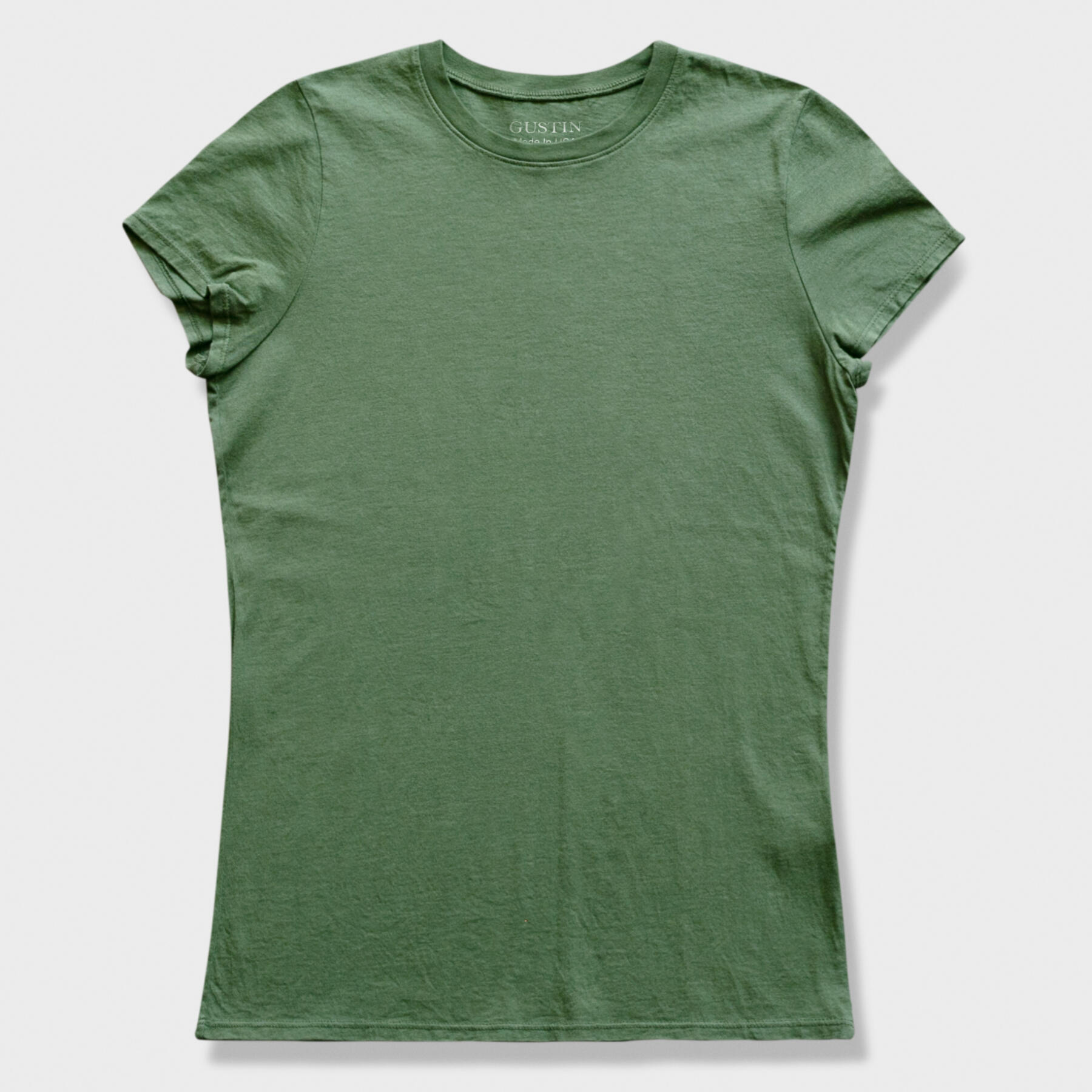 gustin women's crew neck t-shirt 2 pack - army