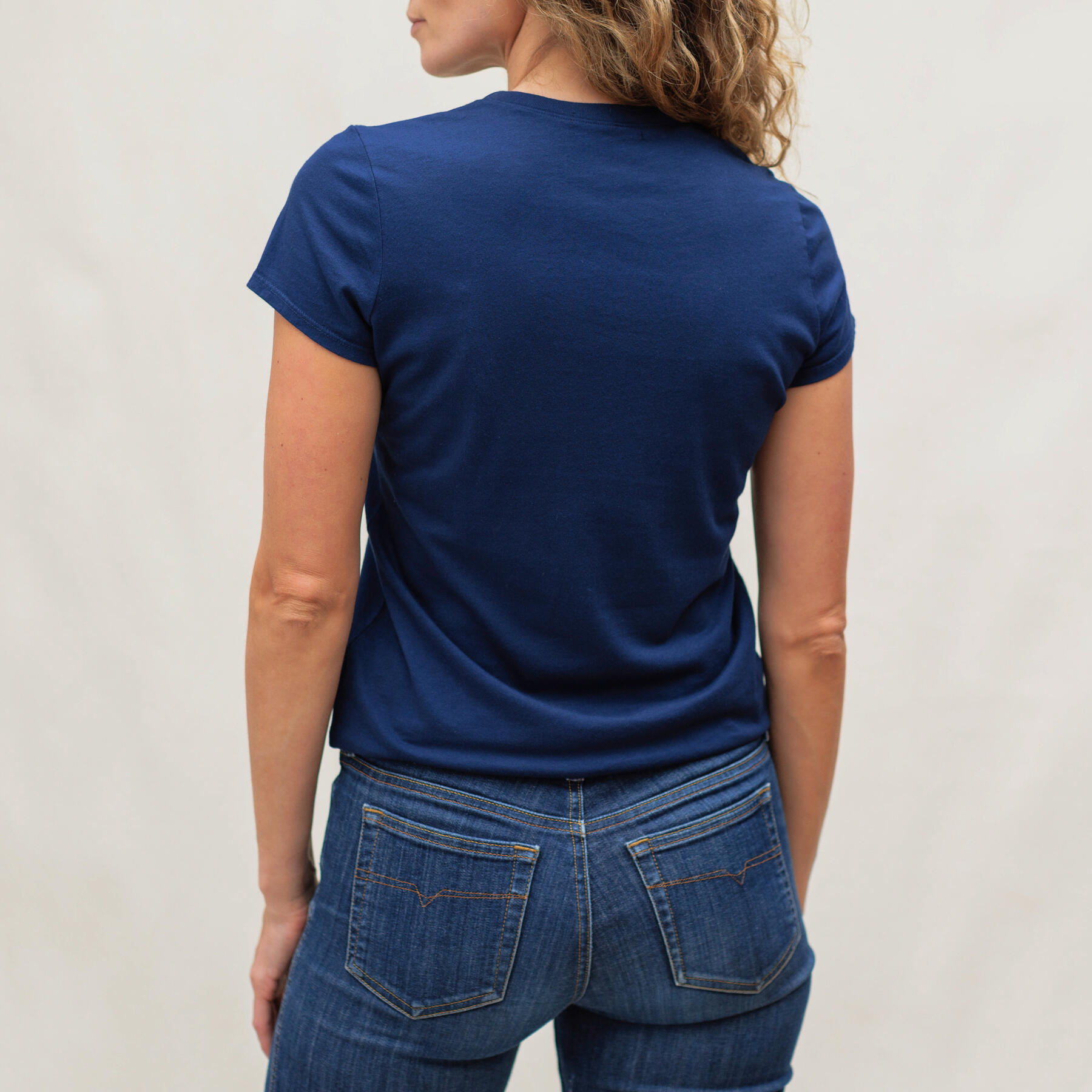 gustin women's crew neck t-shirt 2 pack - navy