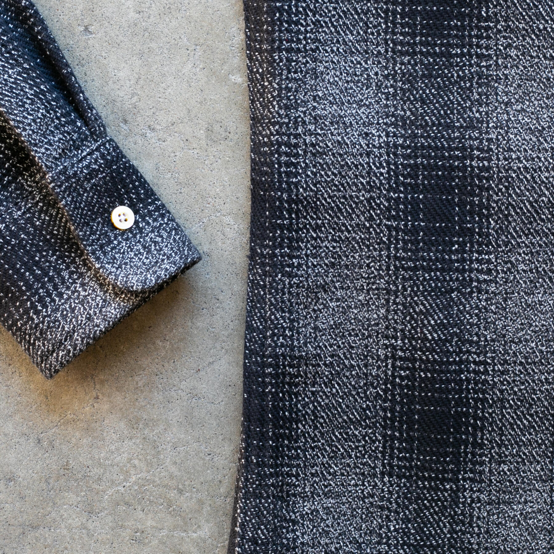 gustin #1175 salt & pepper plaid
