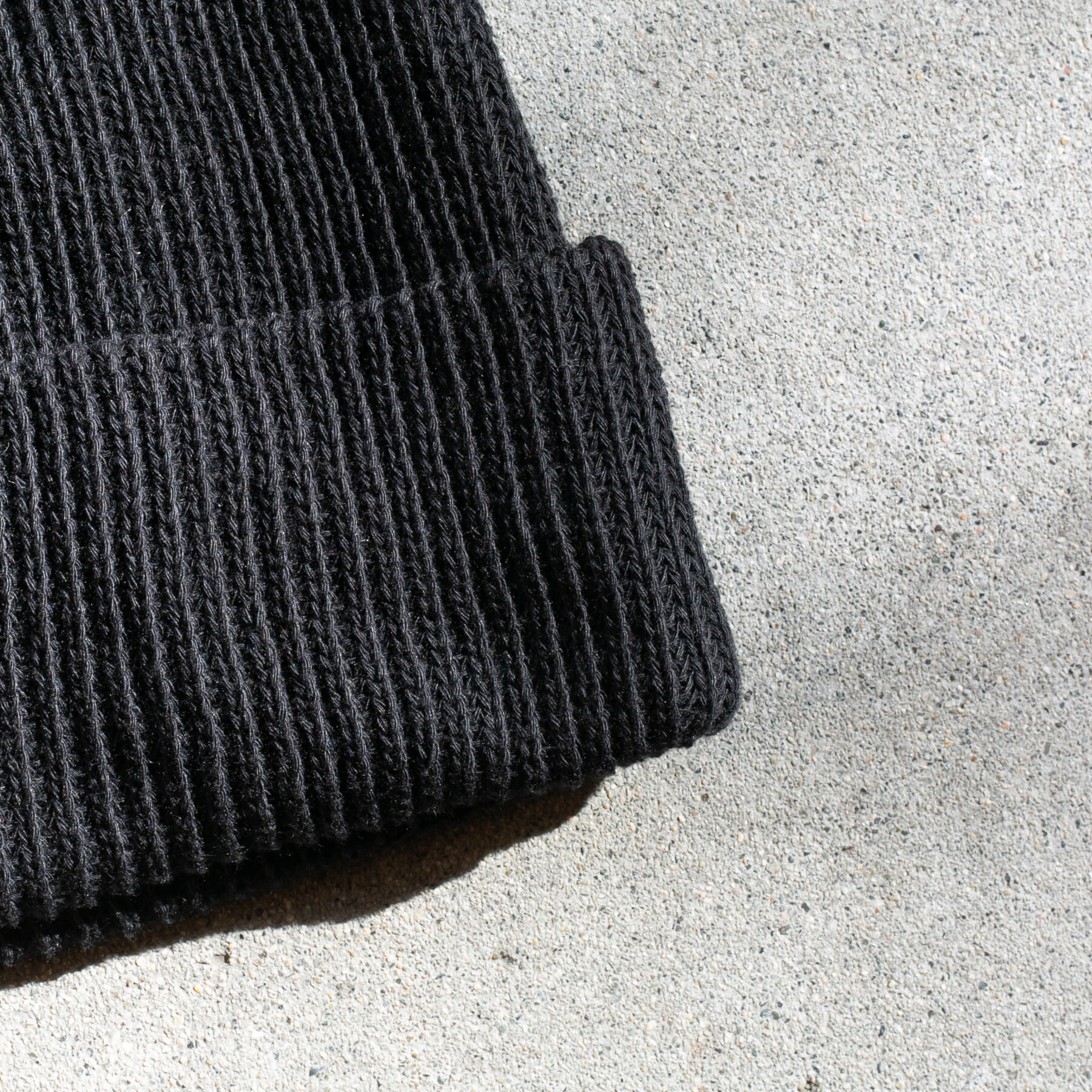 gustin classic beanie - black