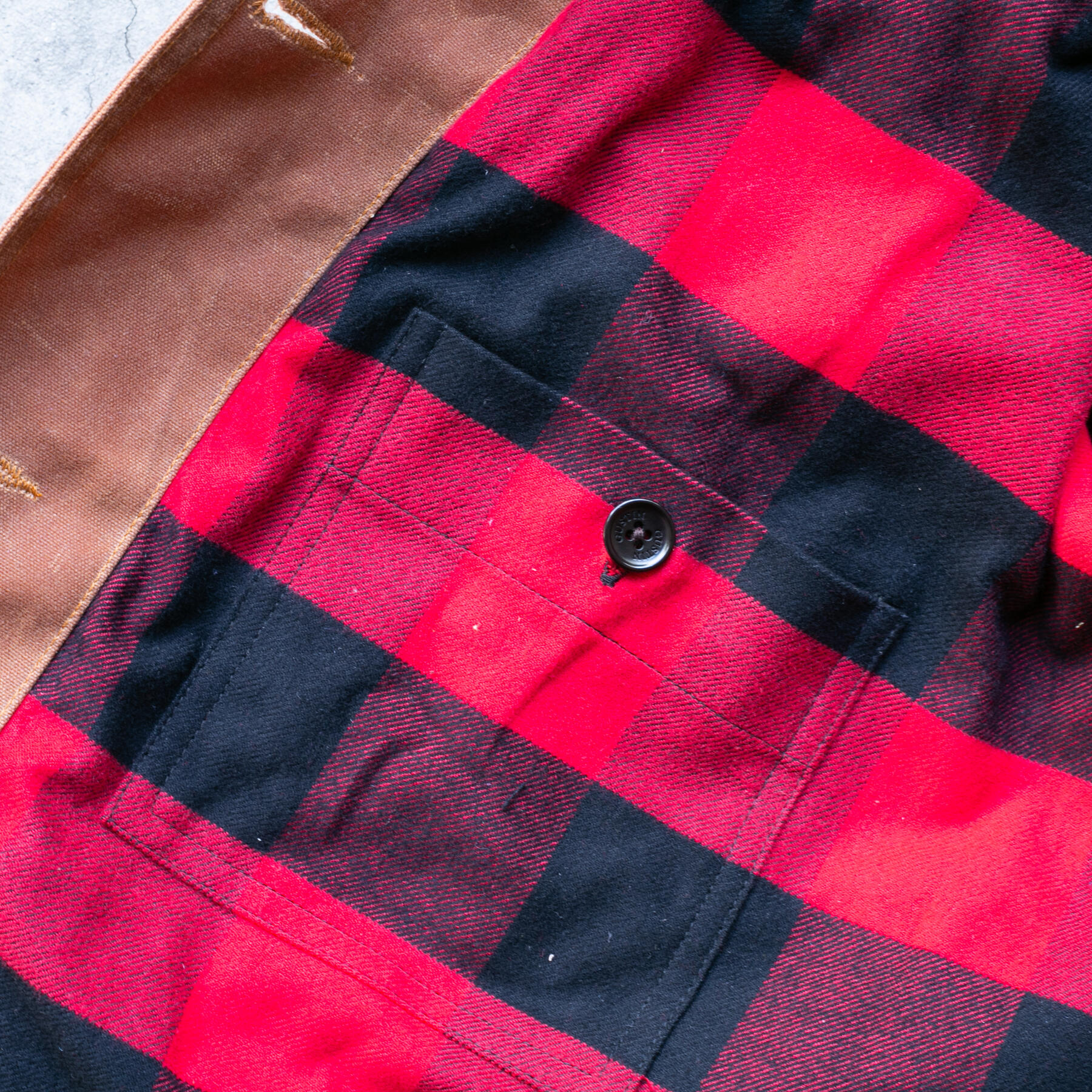 gustin huntsman jacket - waxed brown