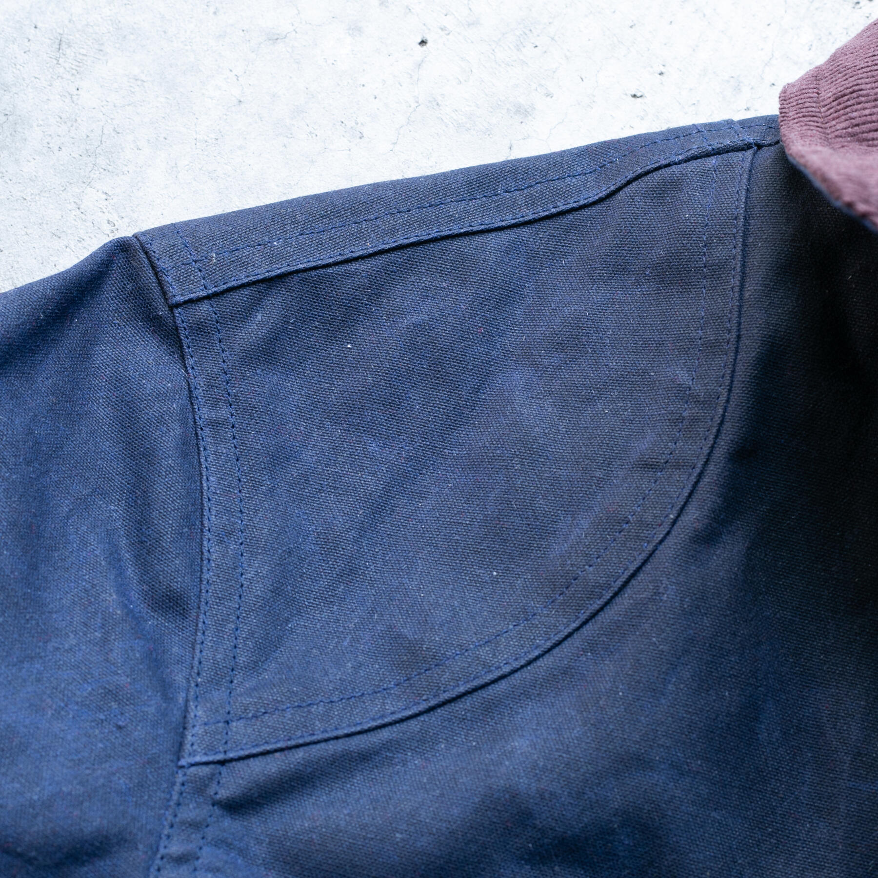 gustin huntsman jacket - waxed navy