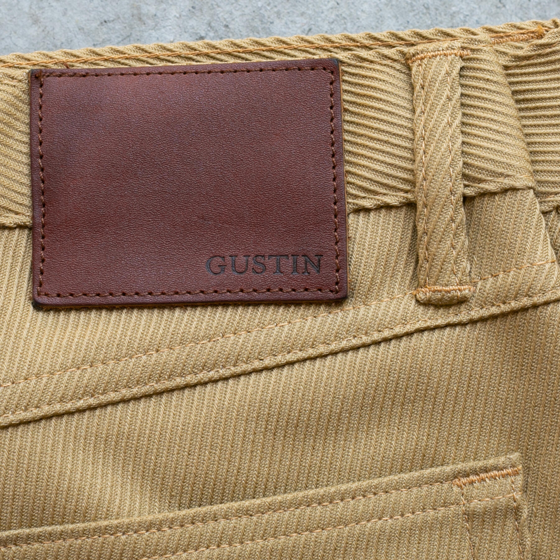 gustin #332 japan big kersey - khaki