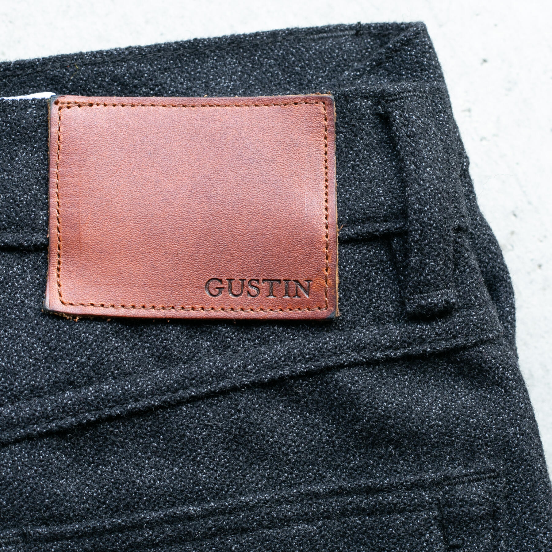 gustin #339 japan pure wool tweed - midnight
