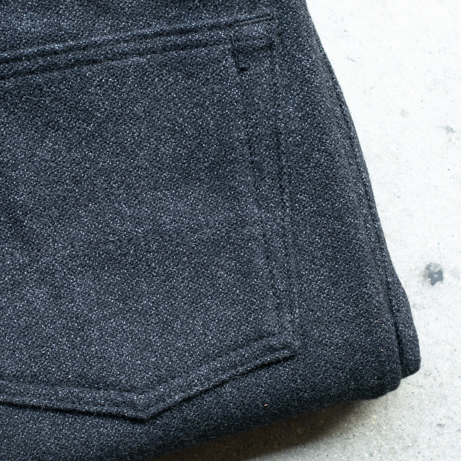 gustin #339 japan pure wool tweed - midnight