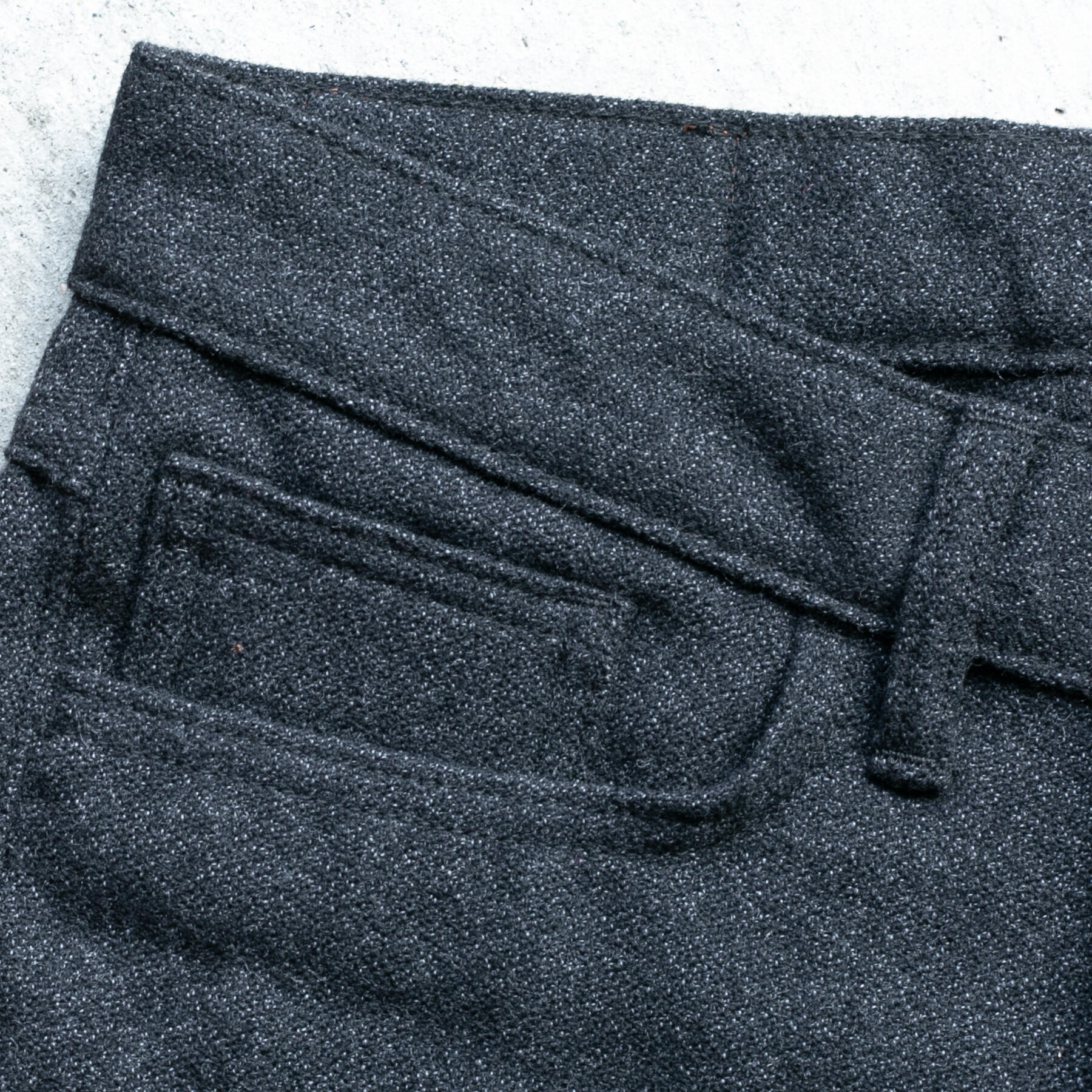 gustin #339 japan pure wool tweed - midnight