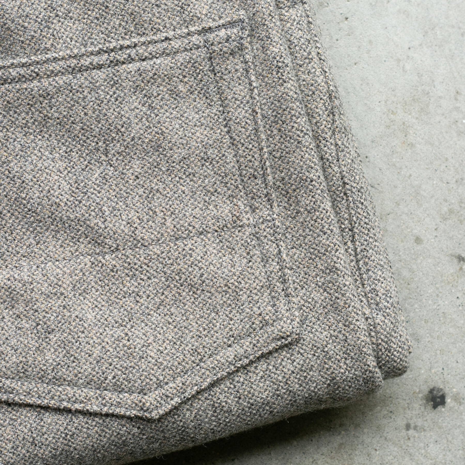 gustin #340 japan pure wool tweed - taupe