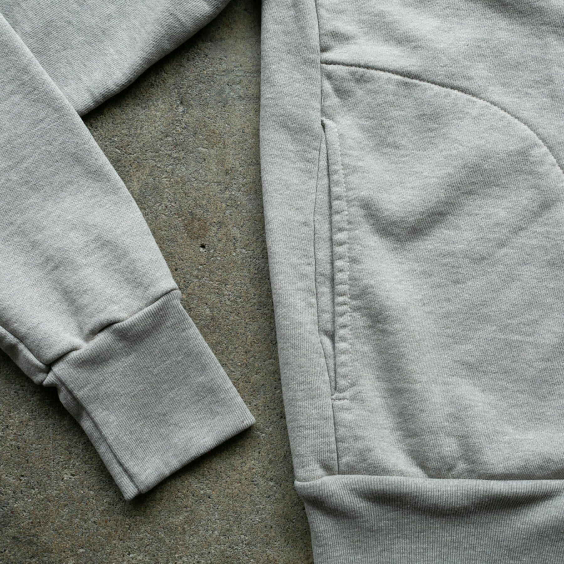 gustin french terry bomber - grey-green