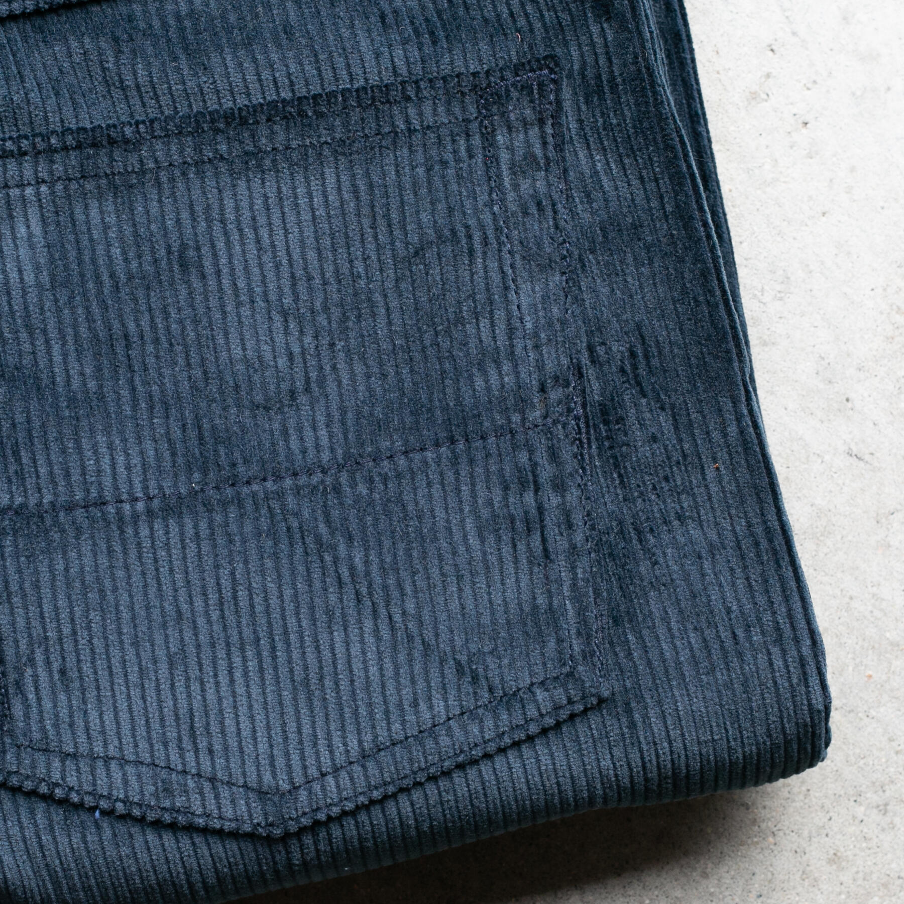 gustin #346 japan chunky cord 5 pocket - navy