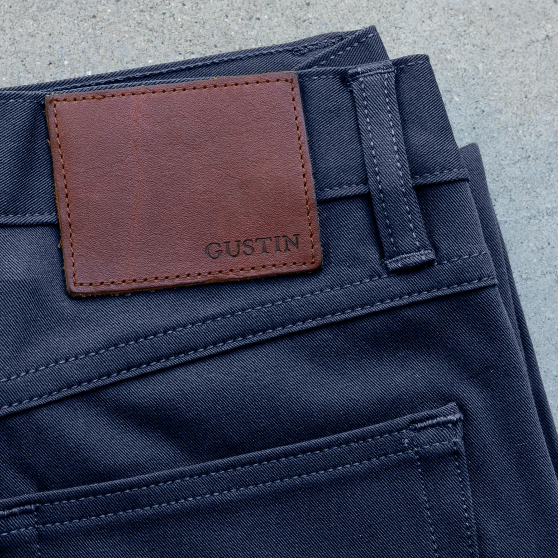 gustin #348 4 way stretch twill - navy