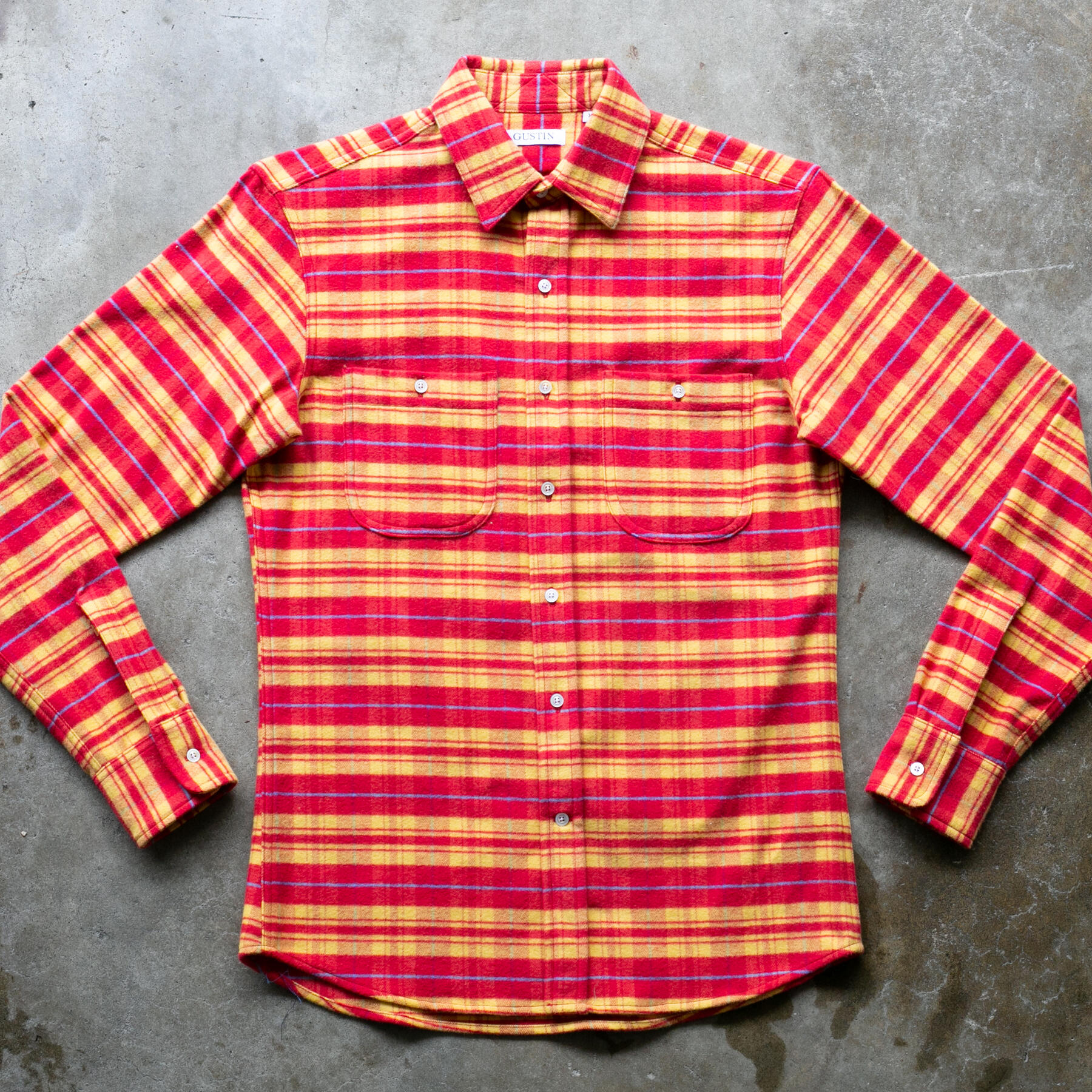 gustin #1193 japan vivid flannel - fire