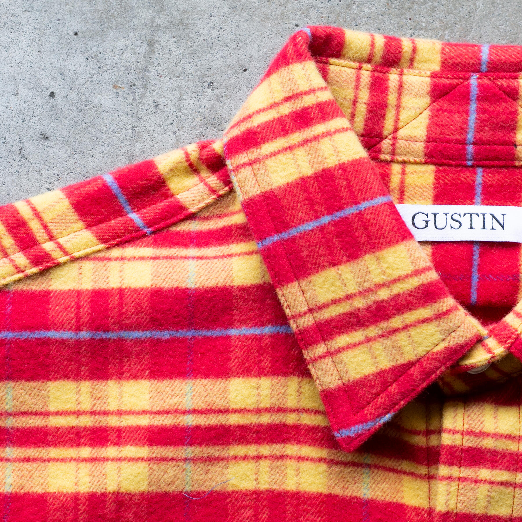 gustin #1193 japan vivid flannel - fire