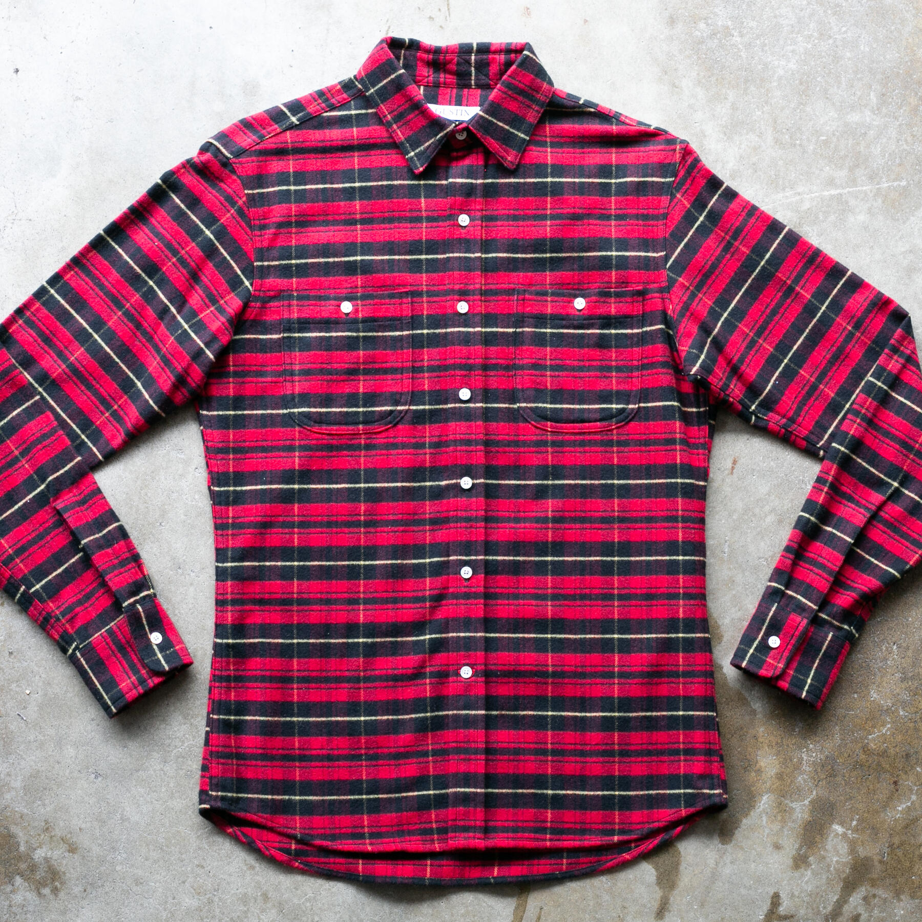 gustin #1196 japan vivid flannel - woodsman