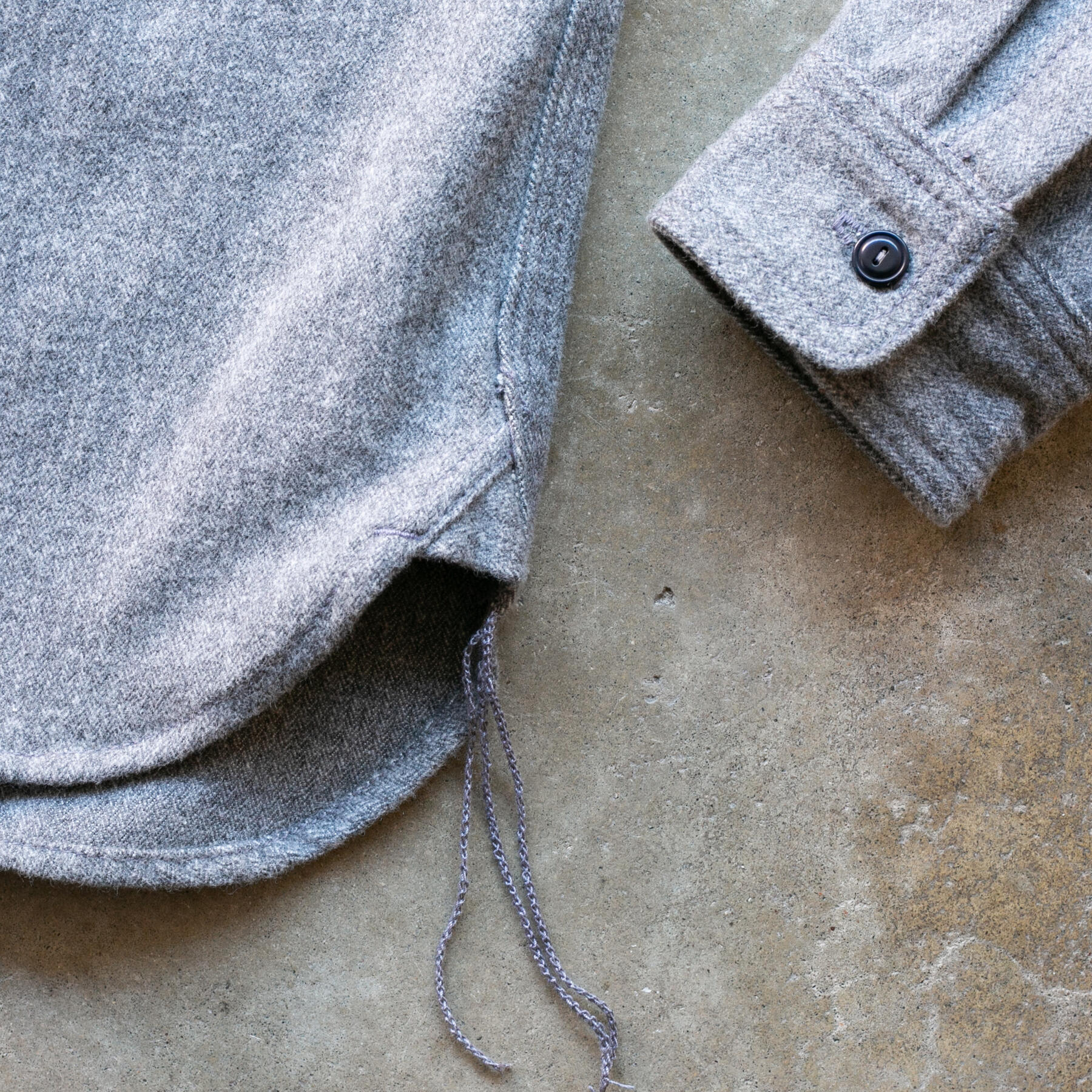 gustin #167 japan steel felt workshirt