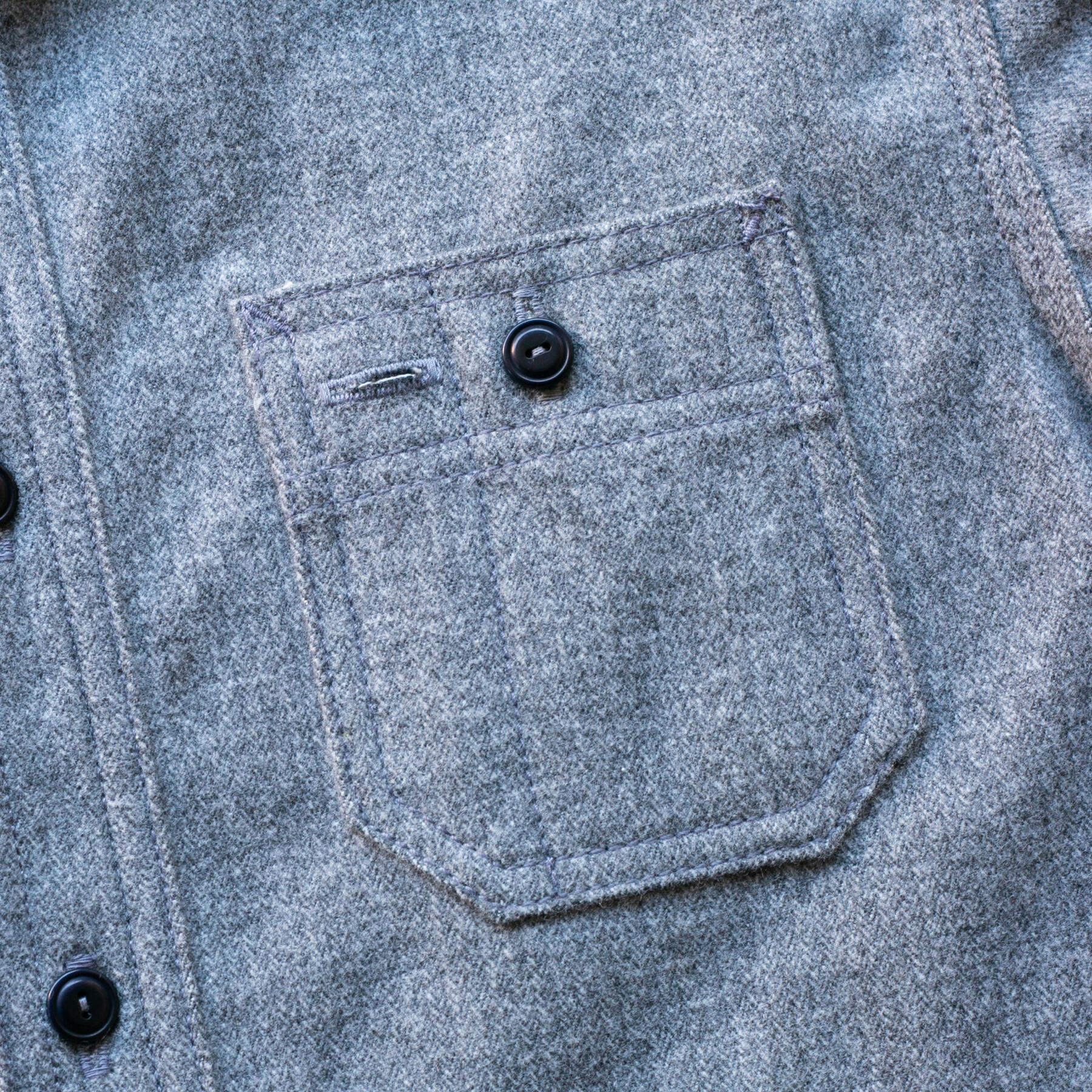 gustin #167 japan steel felt workshirt