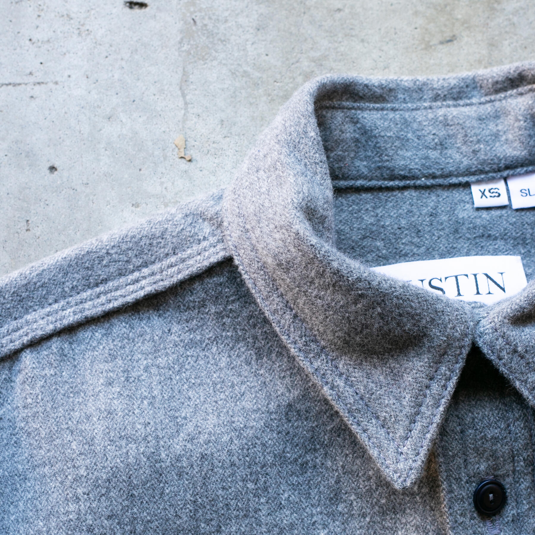 gustin #167 japan steel felt workshirt