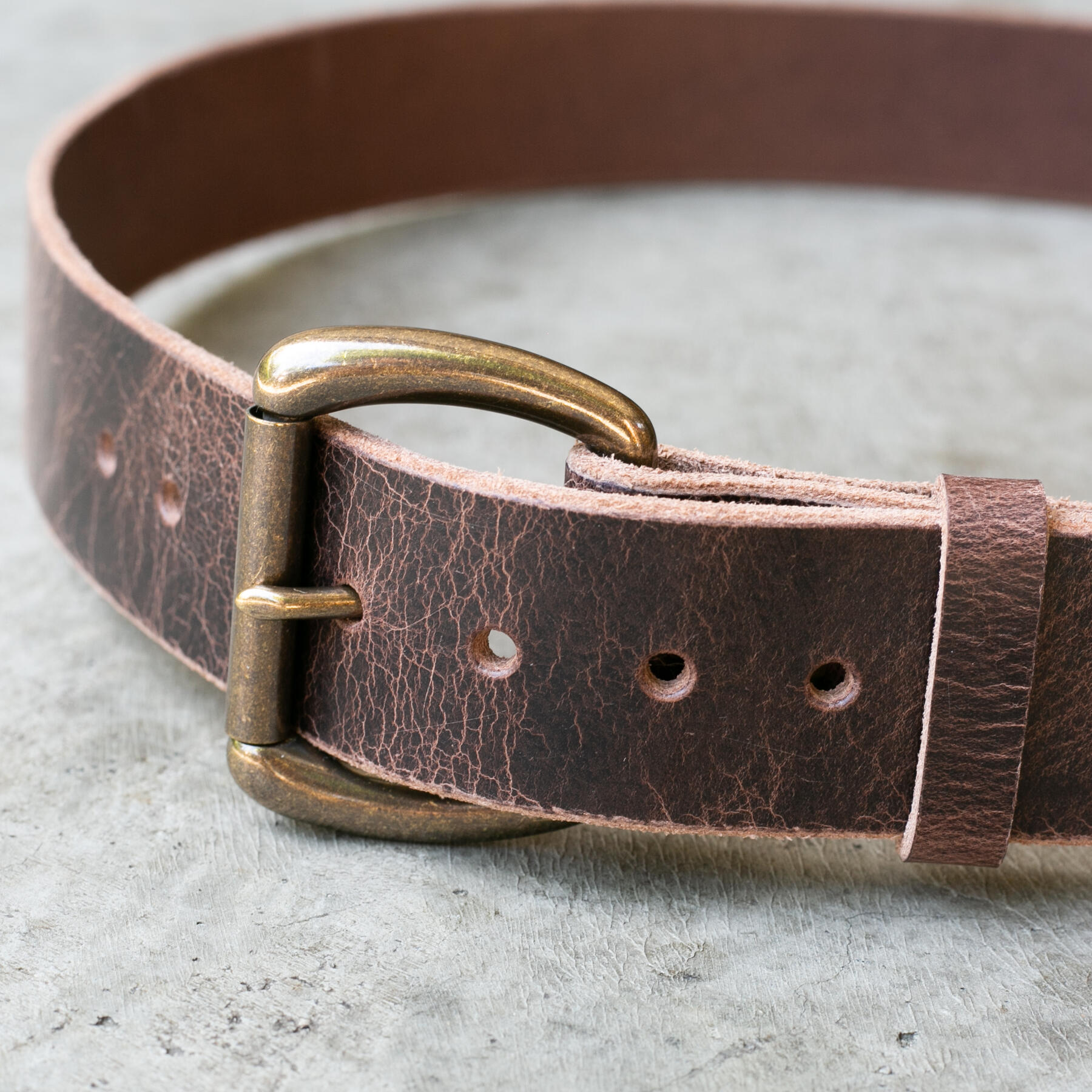 gustin vintage oak roller belt