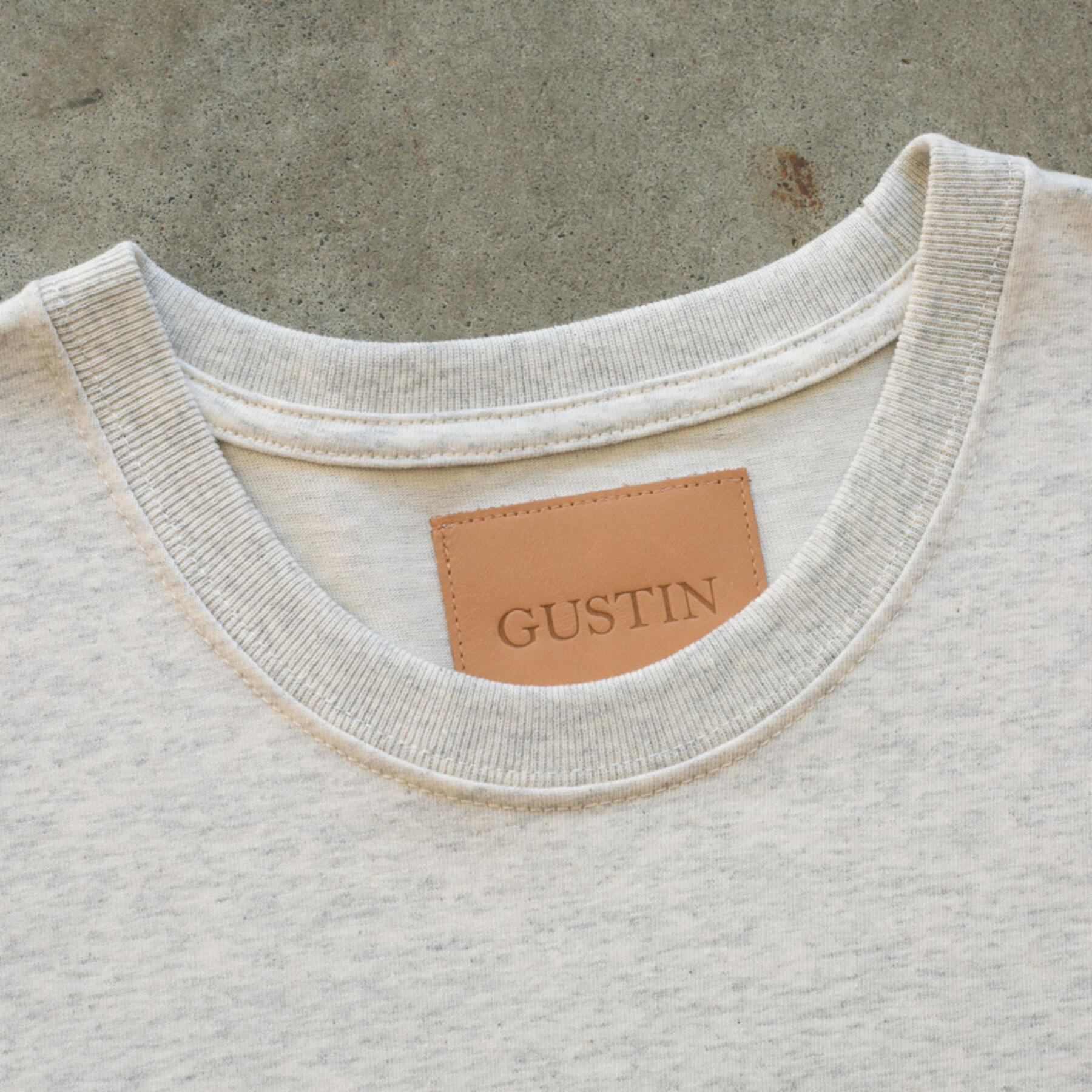 gustin vintage heavyweight t-shirt desert shades