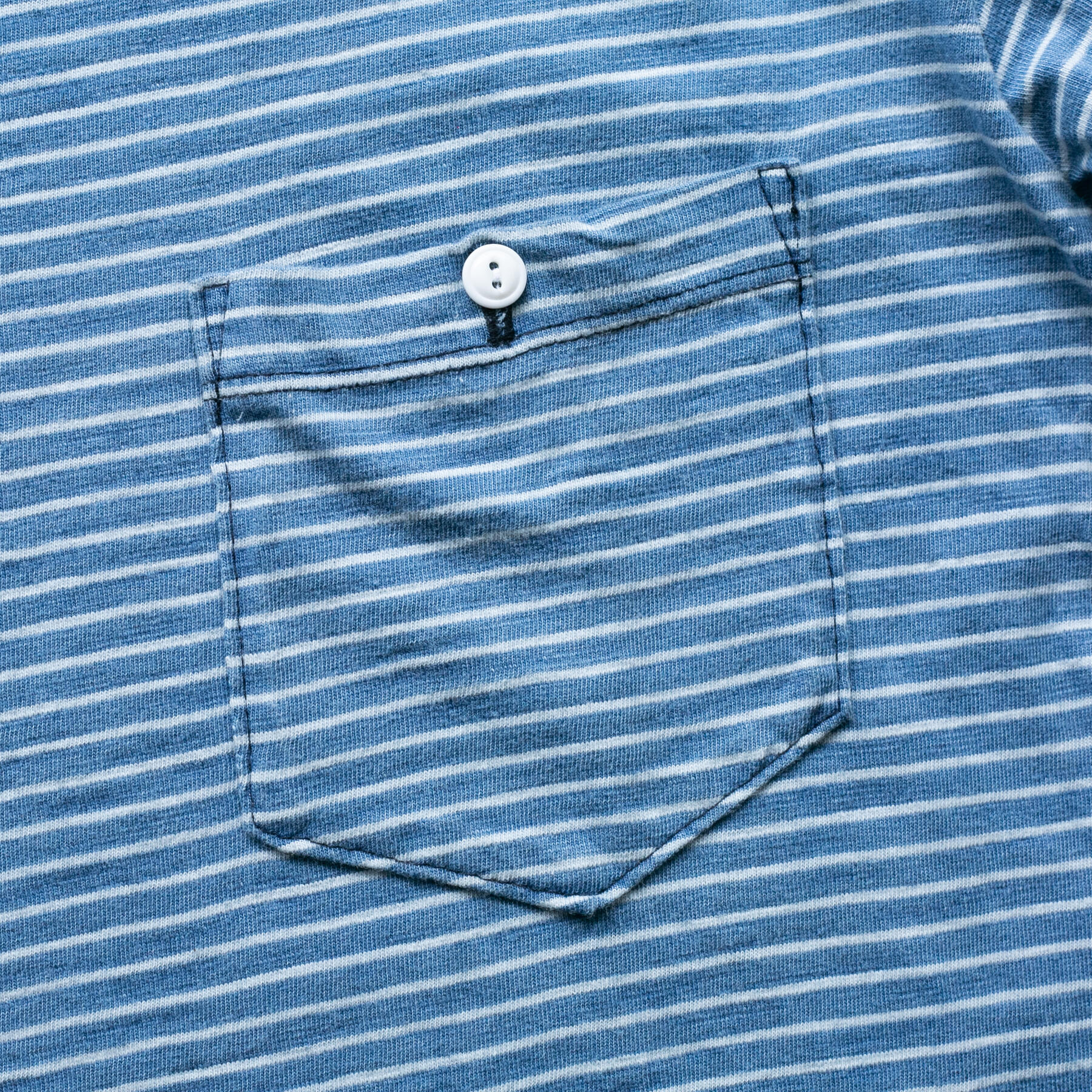 gustin indigo stripe pocket crew 2 pack