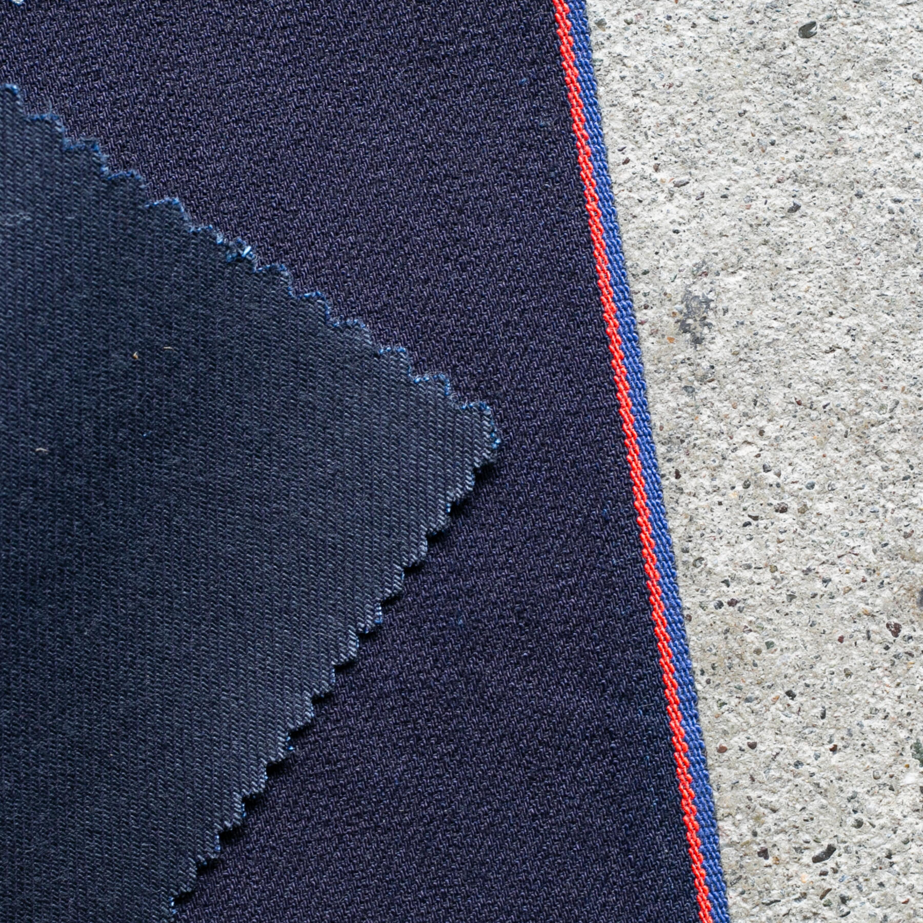 gustin #575 indigoxblack super stretch selvedge
