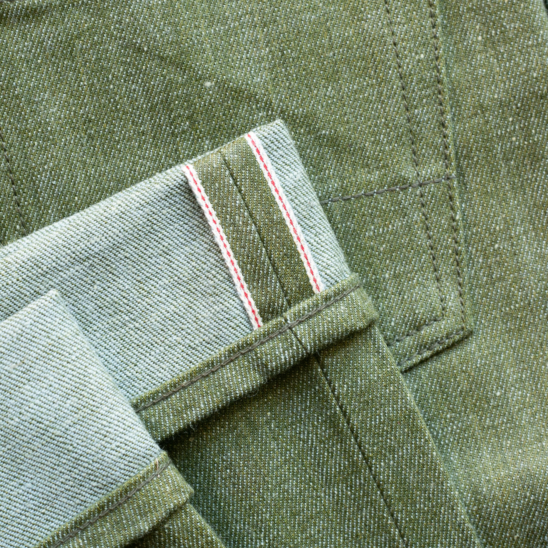 gustin #576 monster moss selvedge