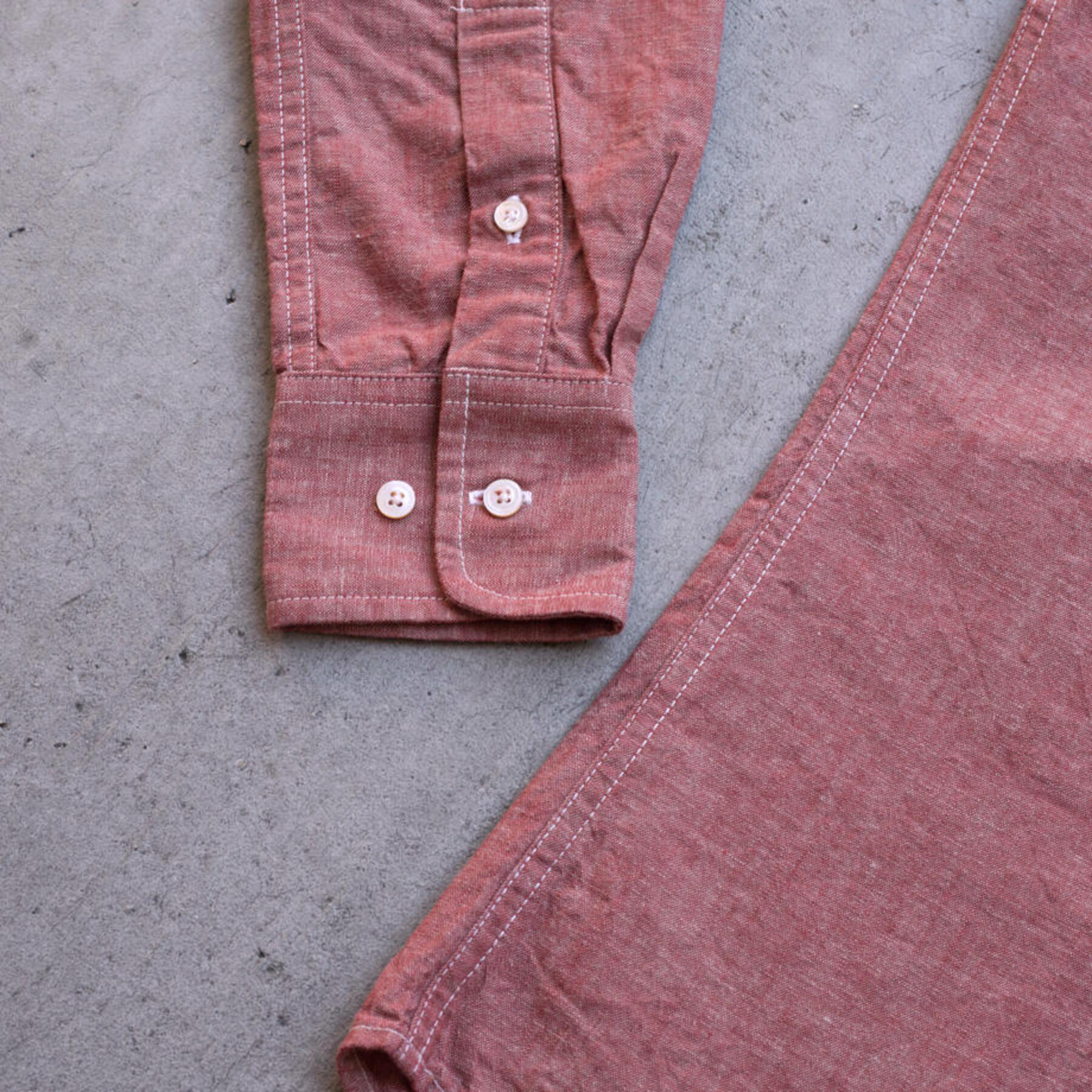 gustin #769 vintage red selvedge chambray