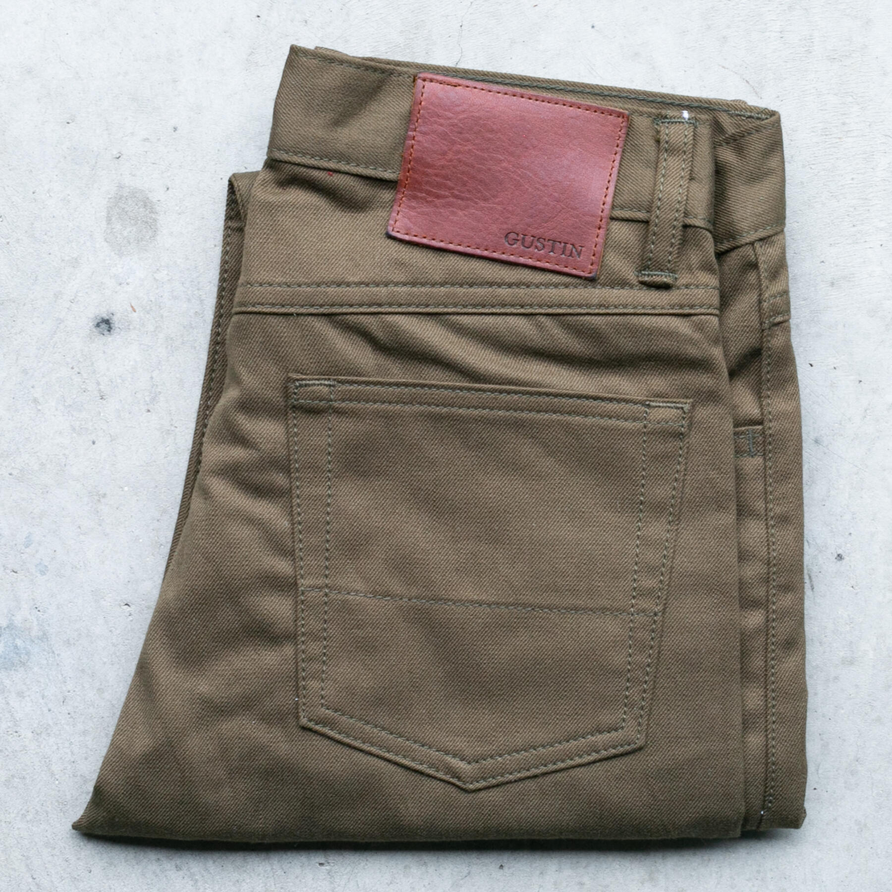 gustin #353 m52 repro french serge 5 pocket - olive