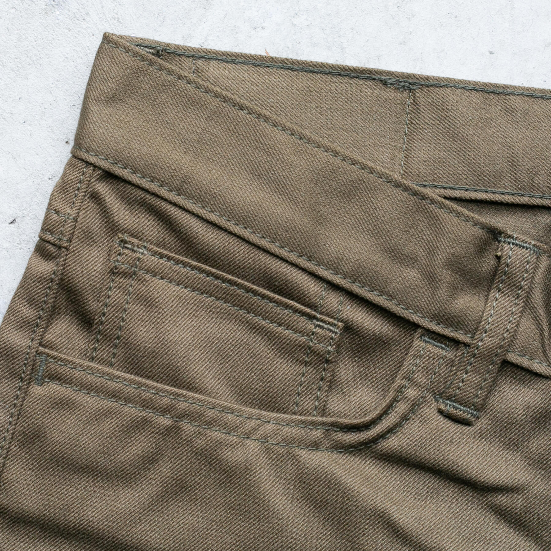 gustin #353 m52 repro french serge 5 pocket - olive