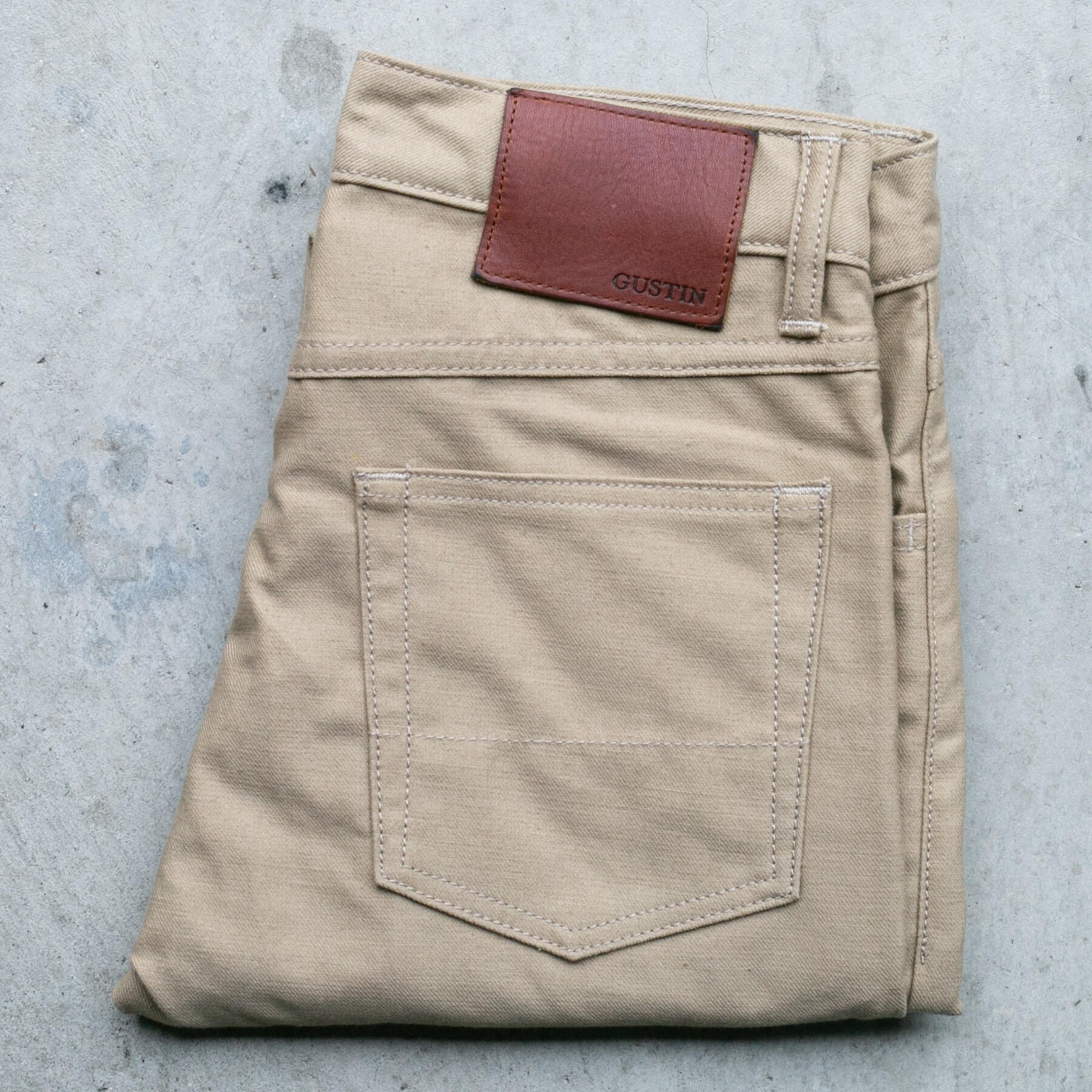 gustin #354 m52 repro french serge 5 pocket - khaki