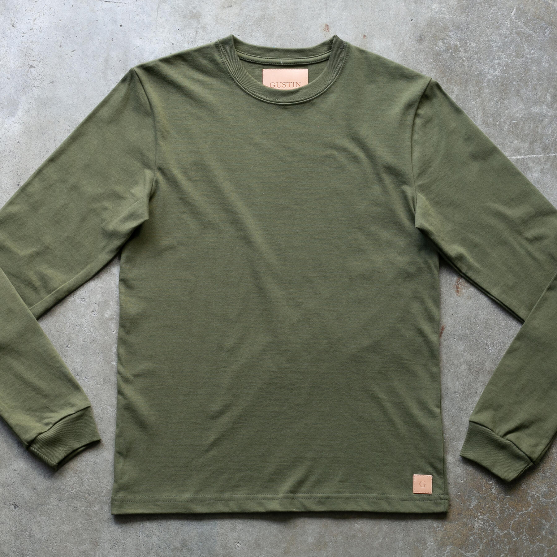 gustin vintage heavyweight long sleeve t-shirt classic pack
