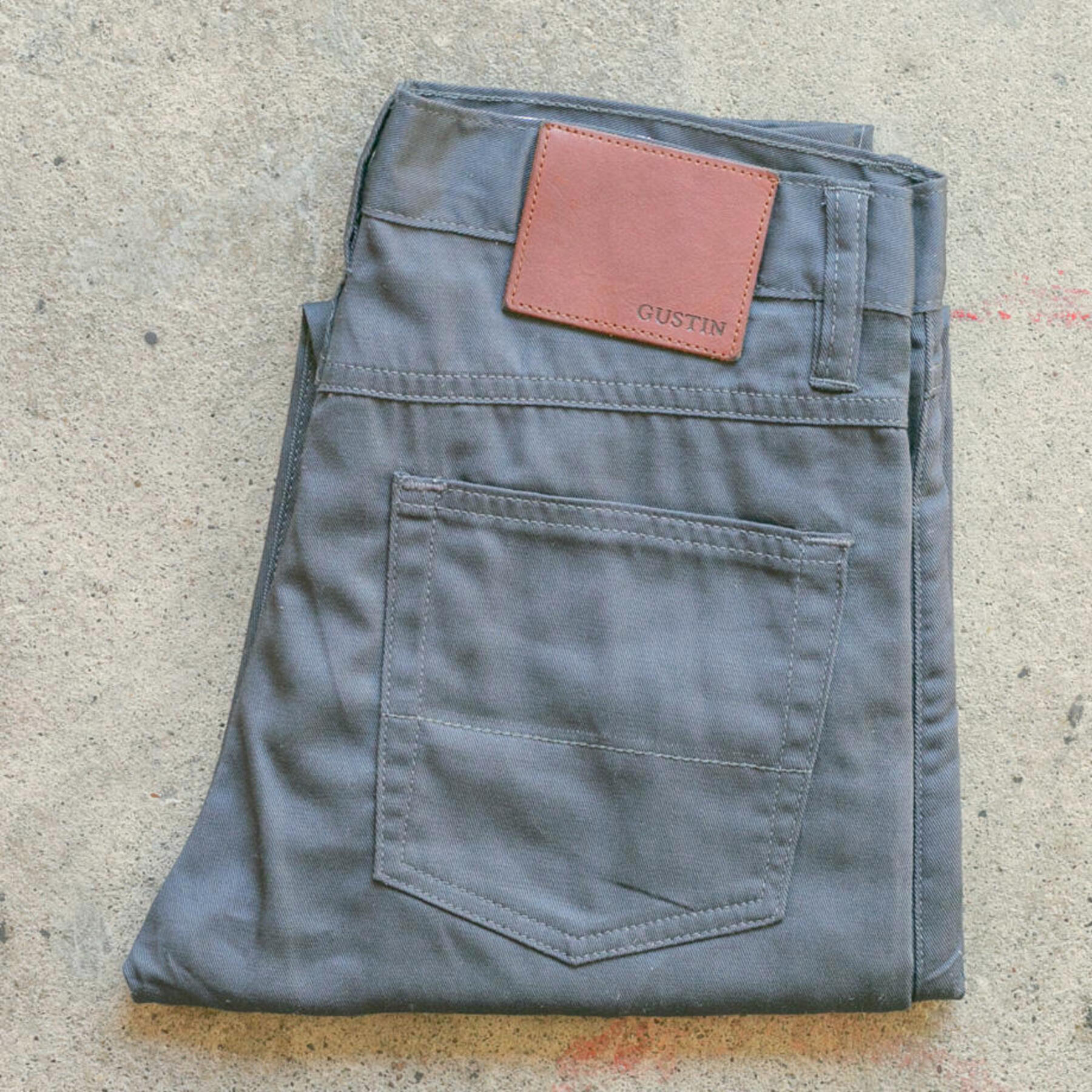 gustin #219 american twill 5 pocket - charcoal