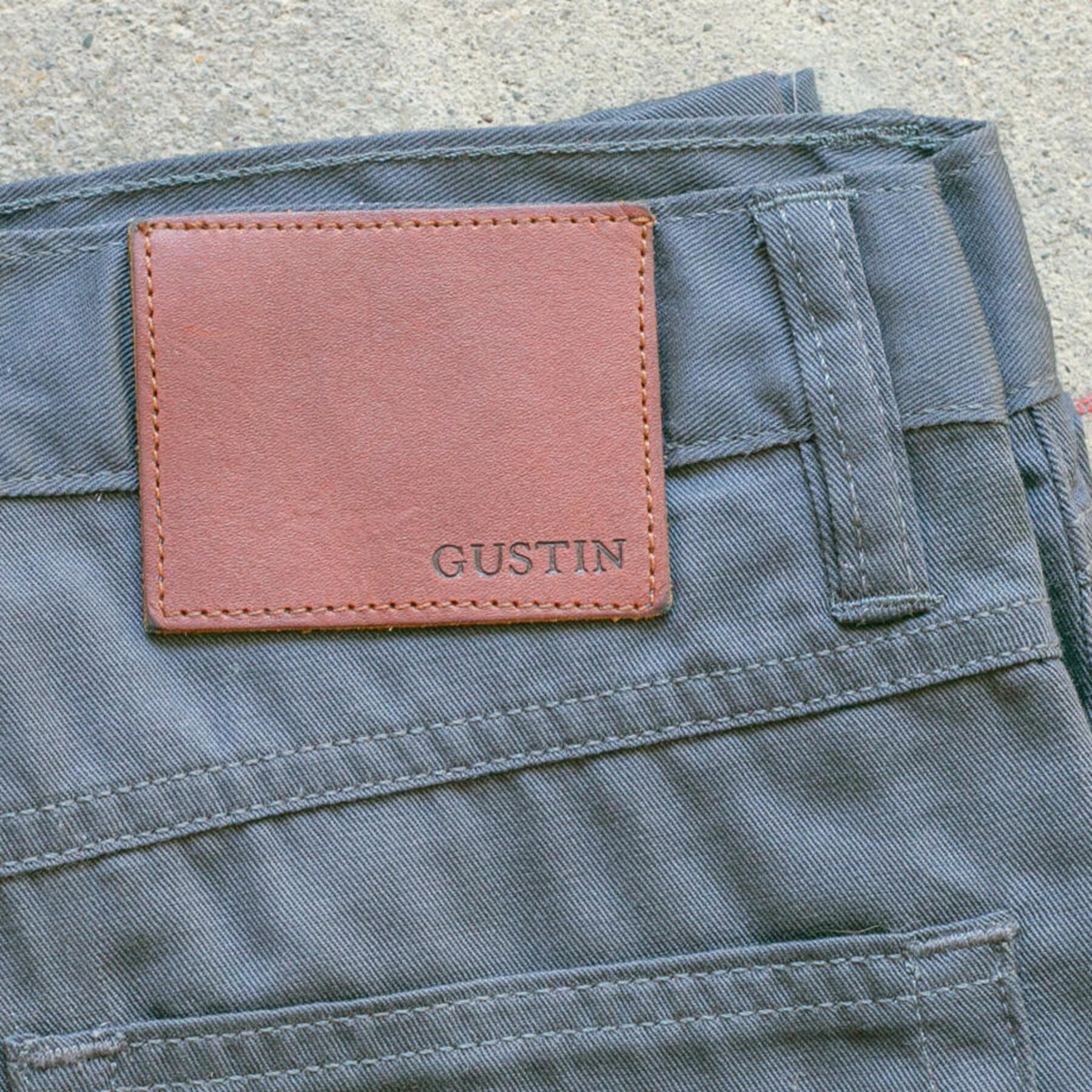 gustin #219 american twill 5 pocket - charcoal