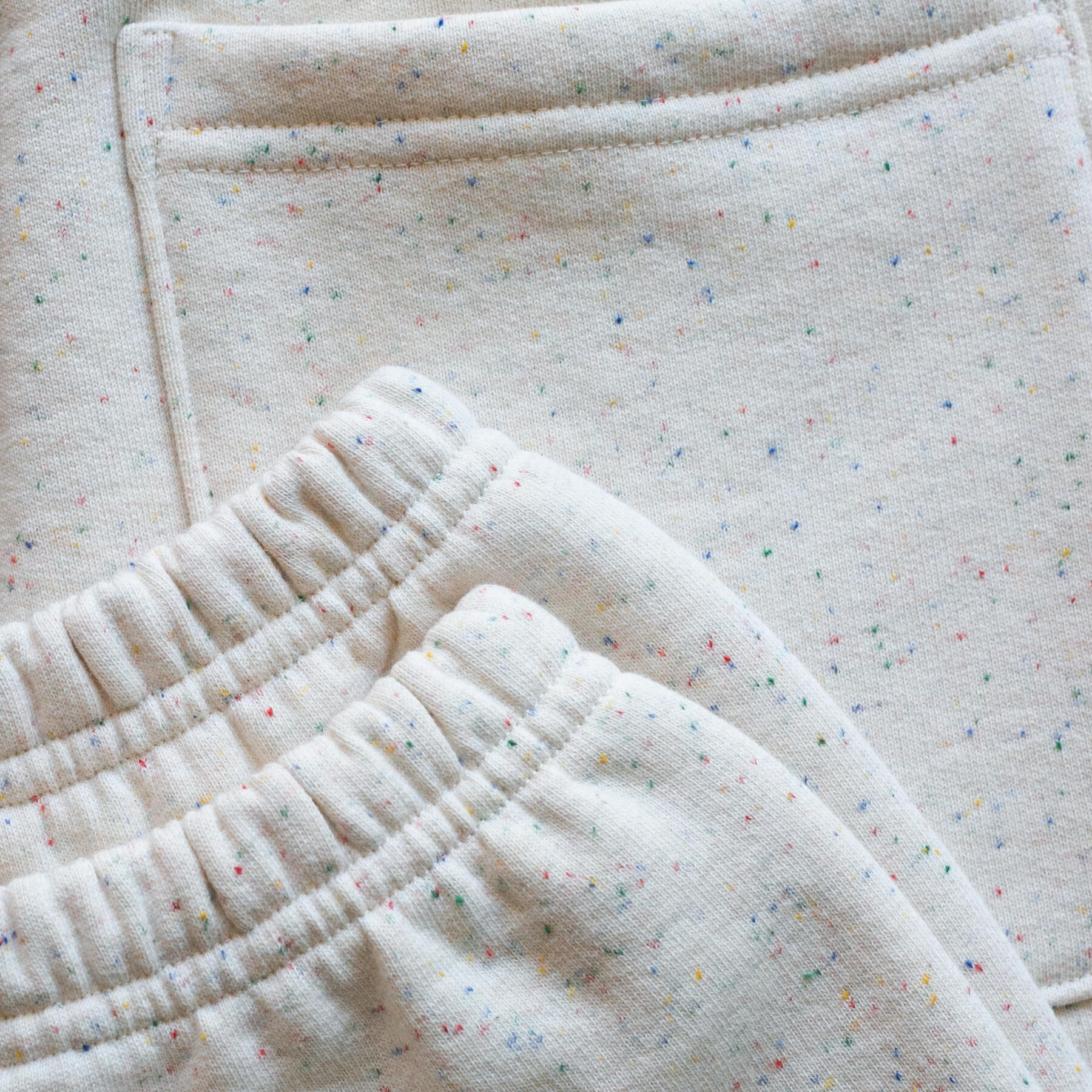 gustin vintage heavyweight sweatpants - natural rainbow nep